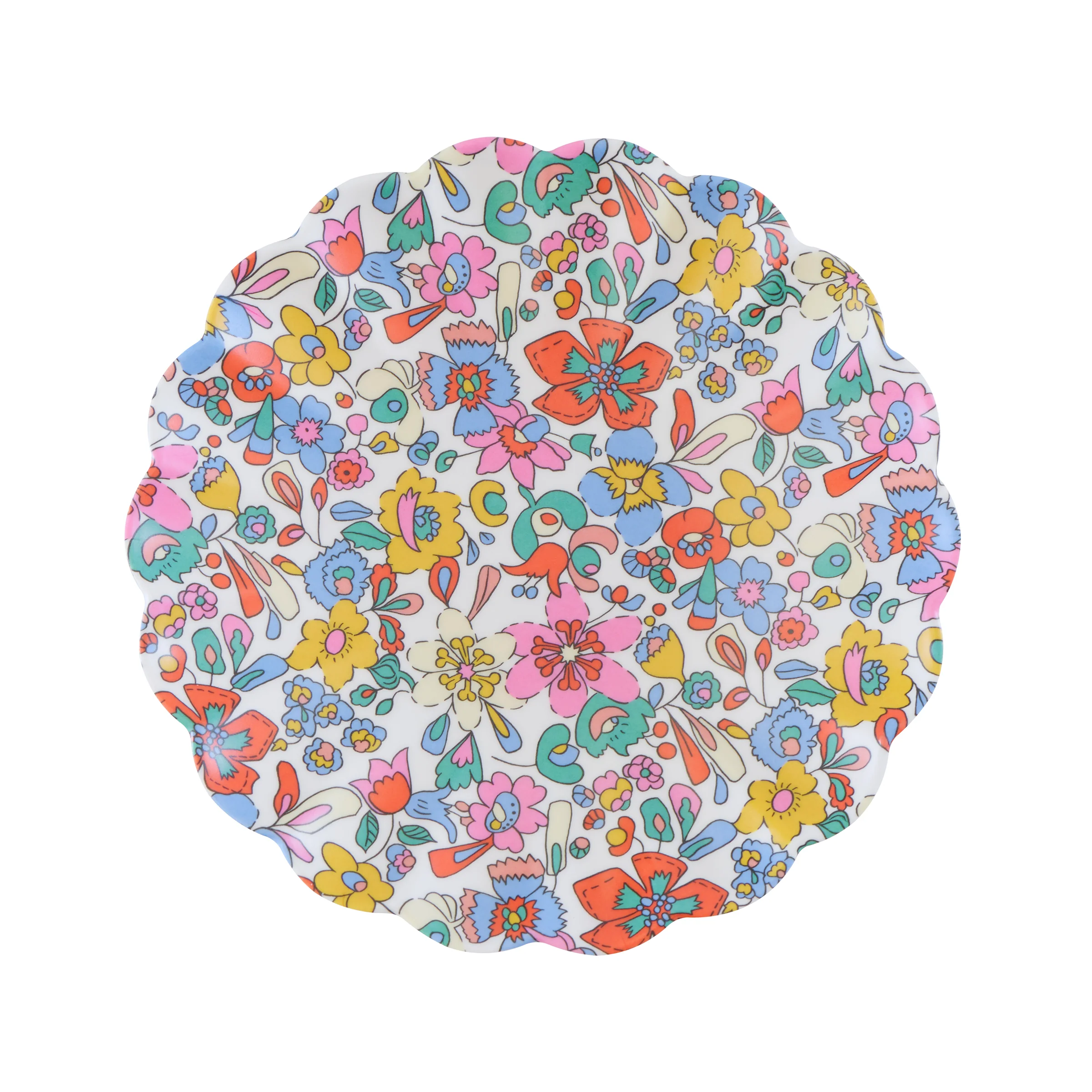 Meri Meri x Liberty Garden Party Reusable Small Plates (x 6) - Image 4