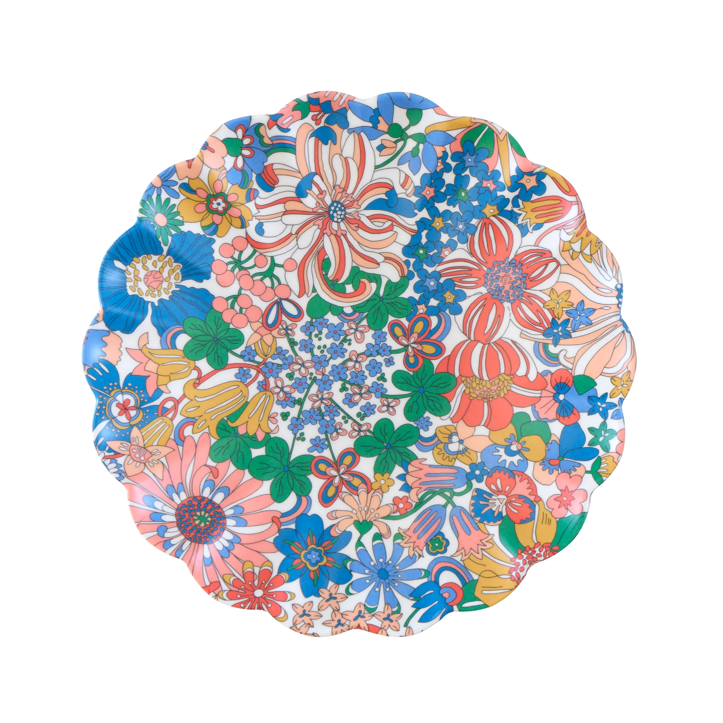 Meri Meri x Liberty Garden Party Reusable Small Plates (x 6) - Image 6