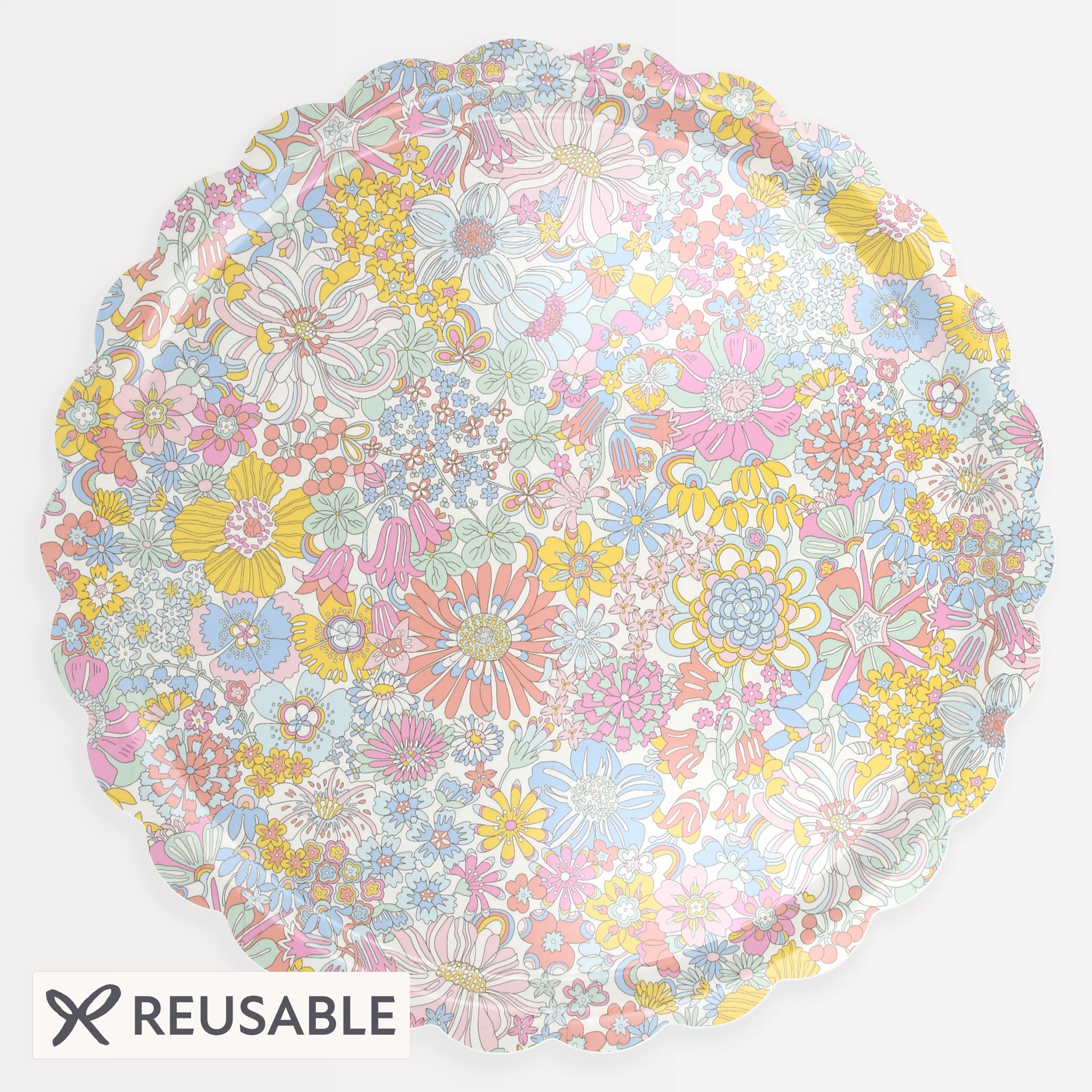 Meri Meri x Liberty Rainbow Garden Large Tray