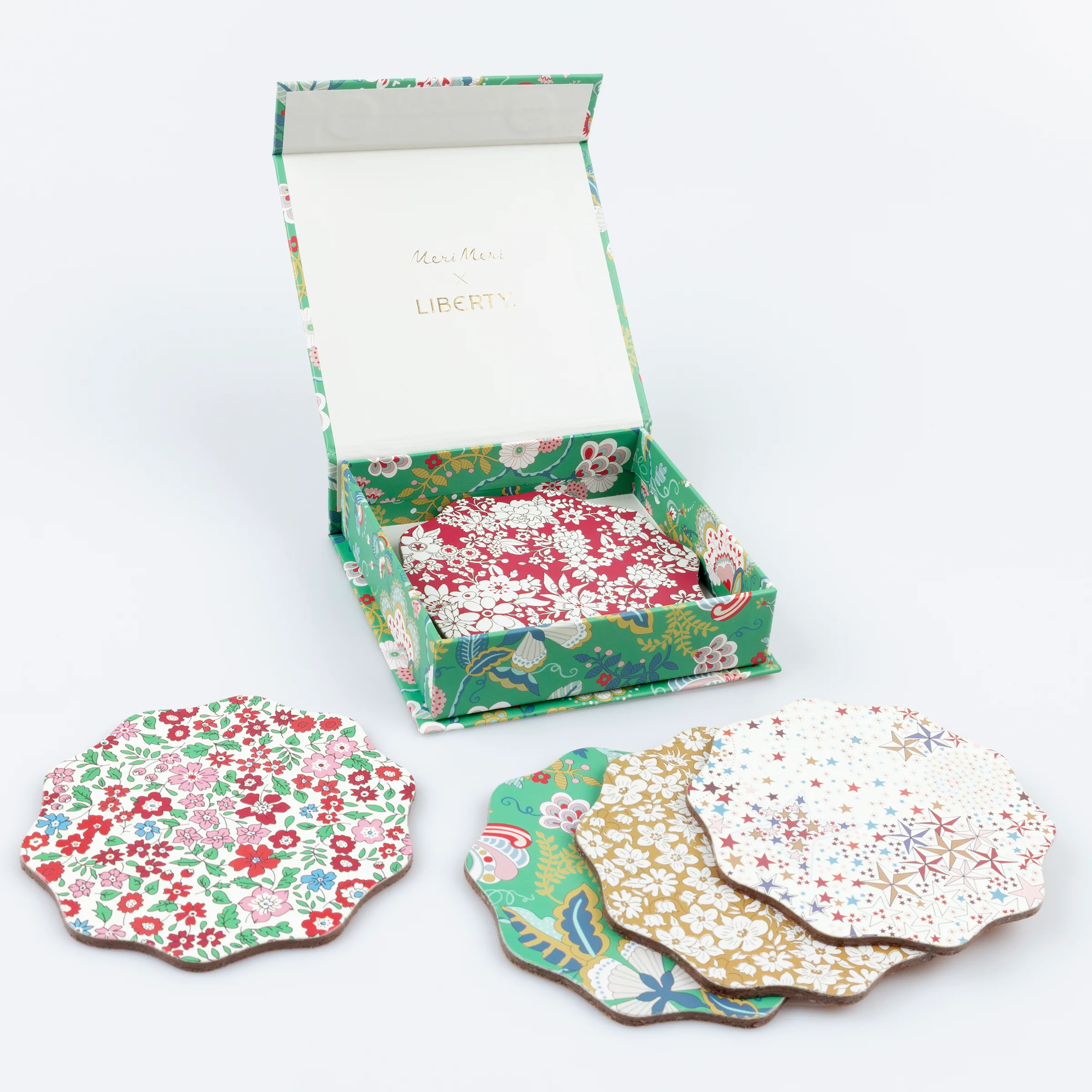 Meri Meri x Liberty Winter Coasters (x 6) - Image 3