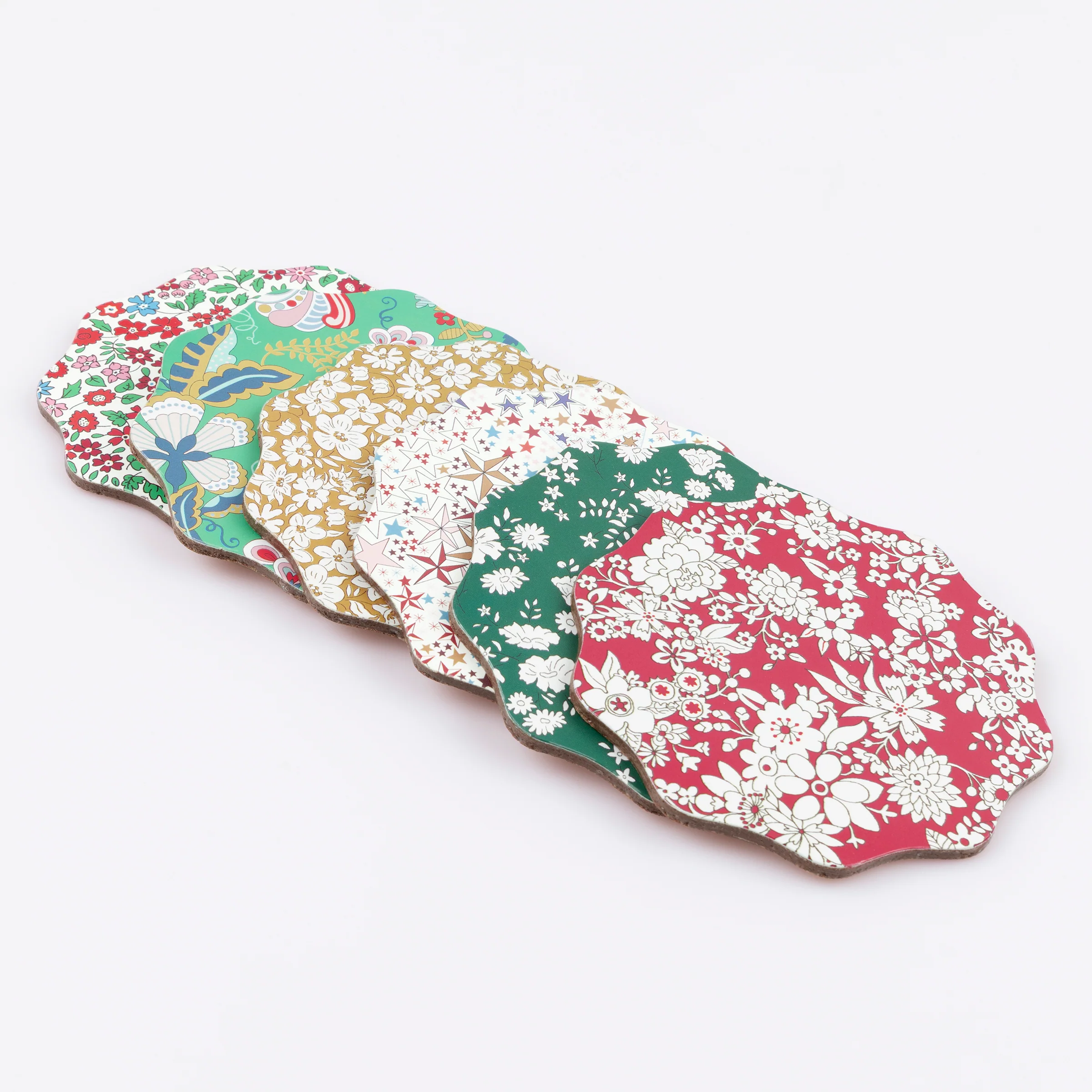Meri Meri x Liberty Winter Coasters (x 6) - Image 4