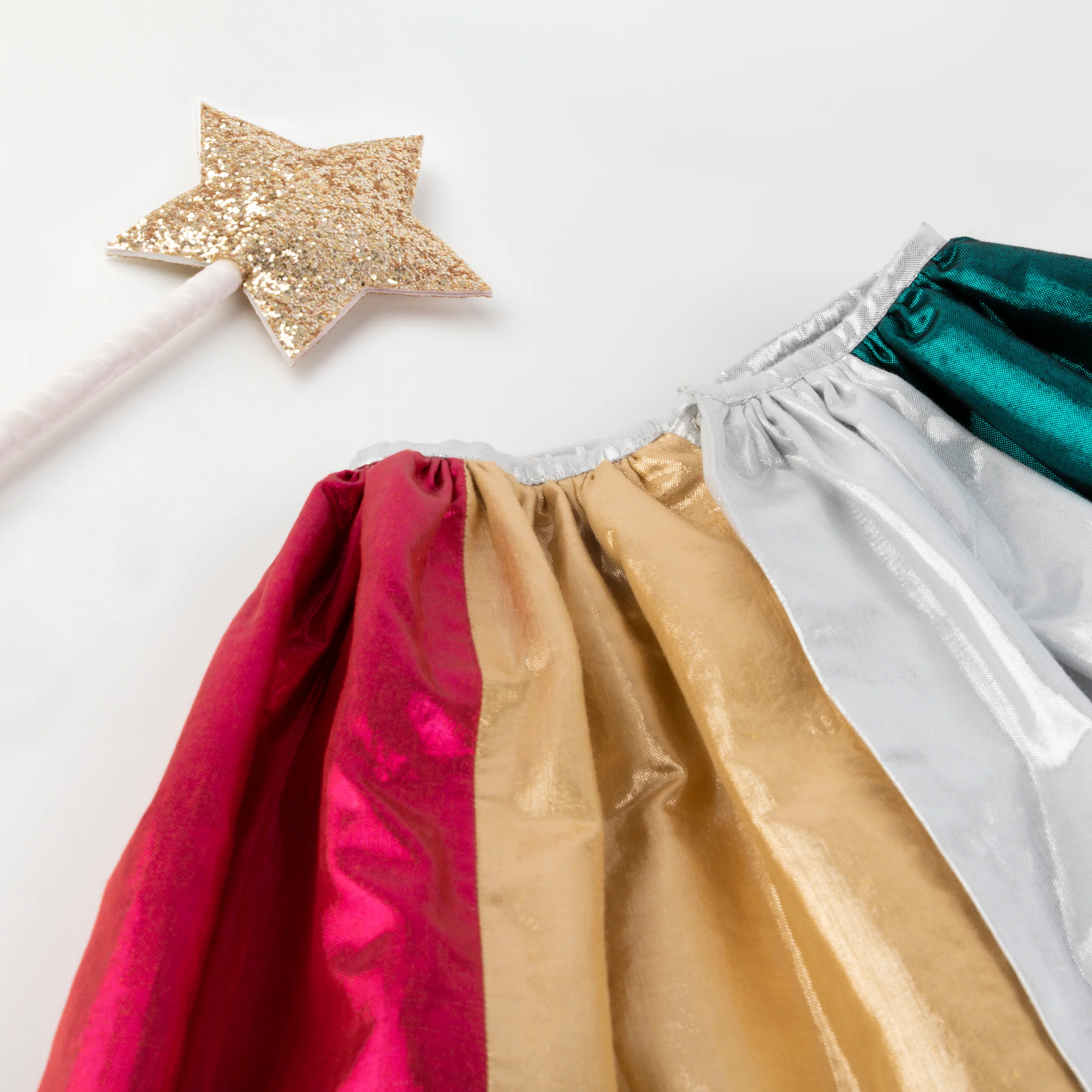 Metallic Rainbow Cape & Wand - Image 3