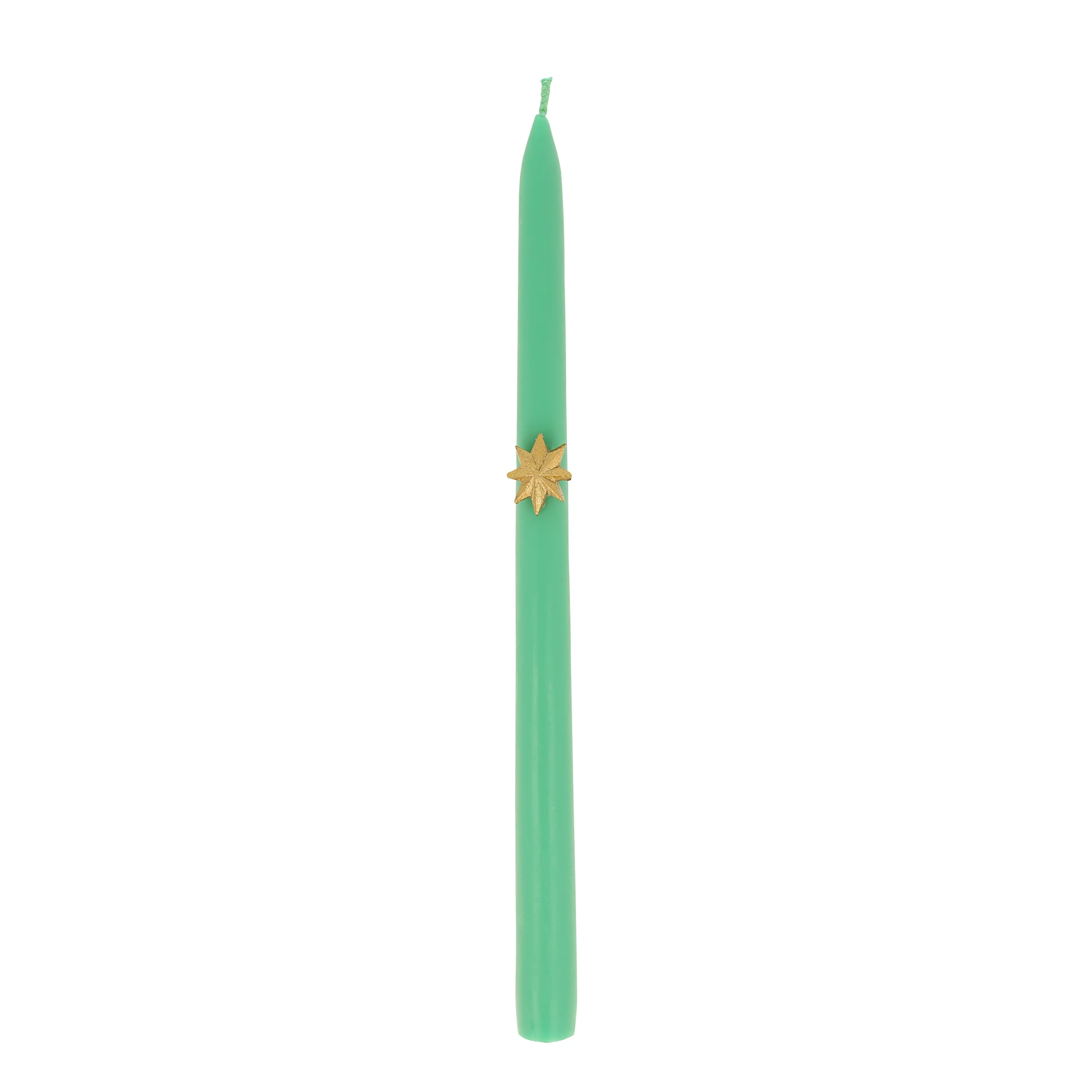 Mixed Gold Star Taper Candles (x 6) - Image 4