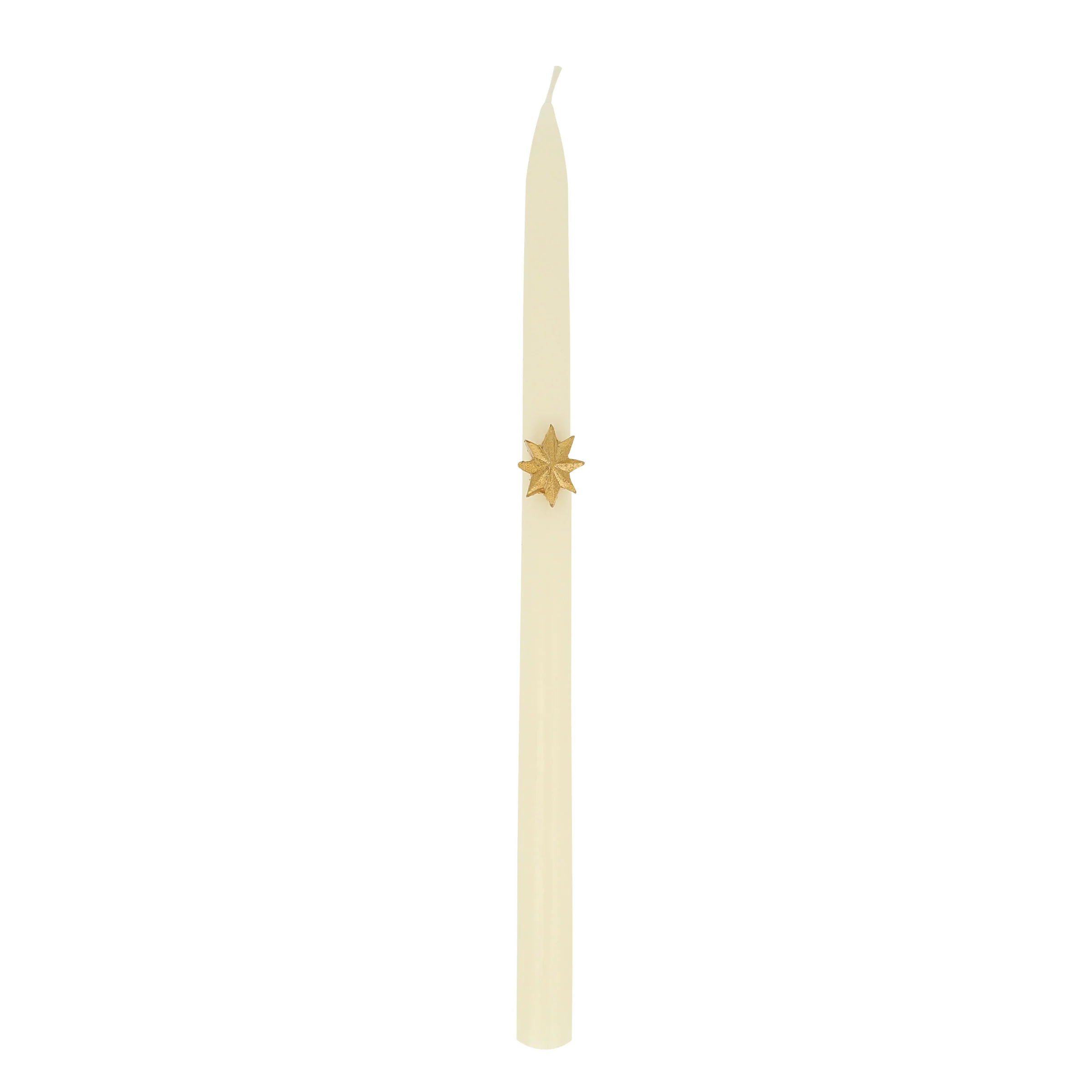Mixed Gold Star Taper Candles (x 6) - Image 6