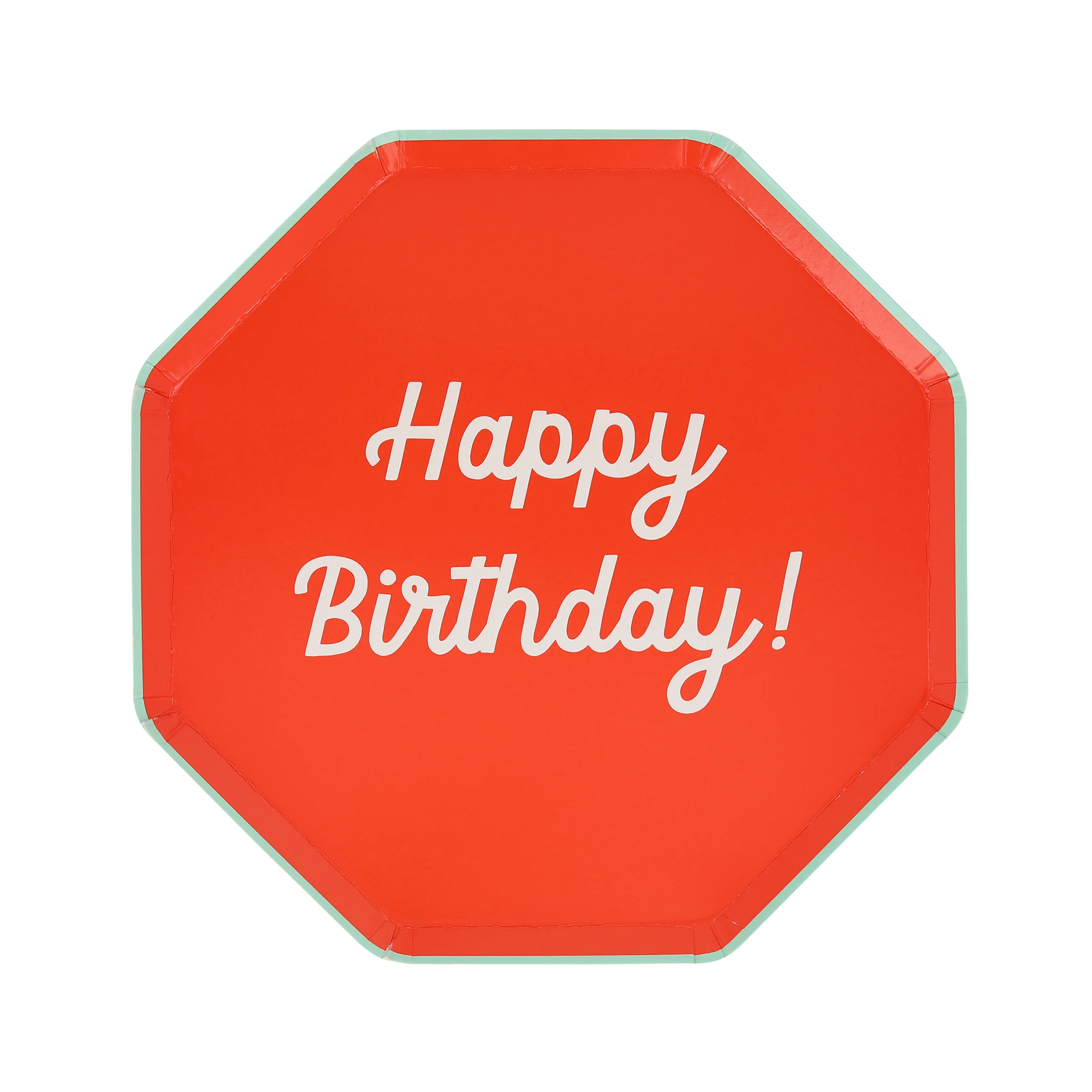 Mixed Happy Birthday Side Plates (x 8) - Image 5