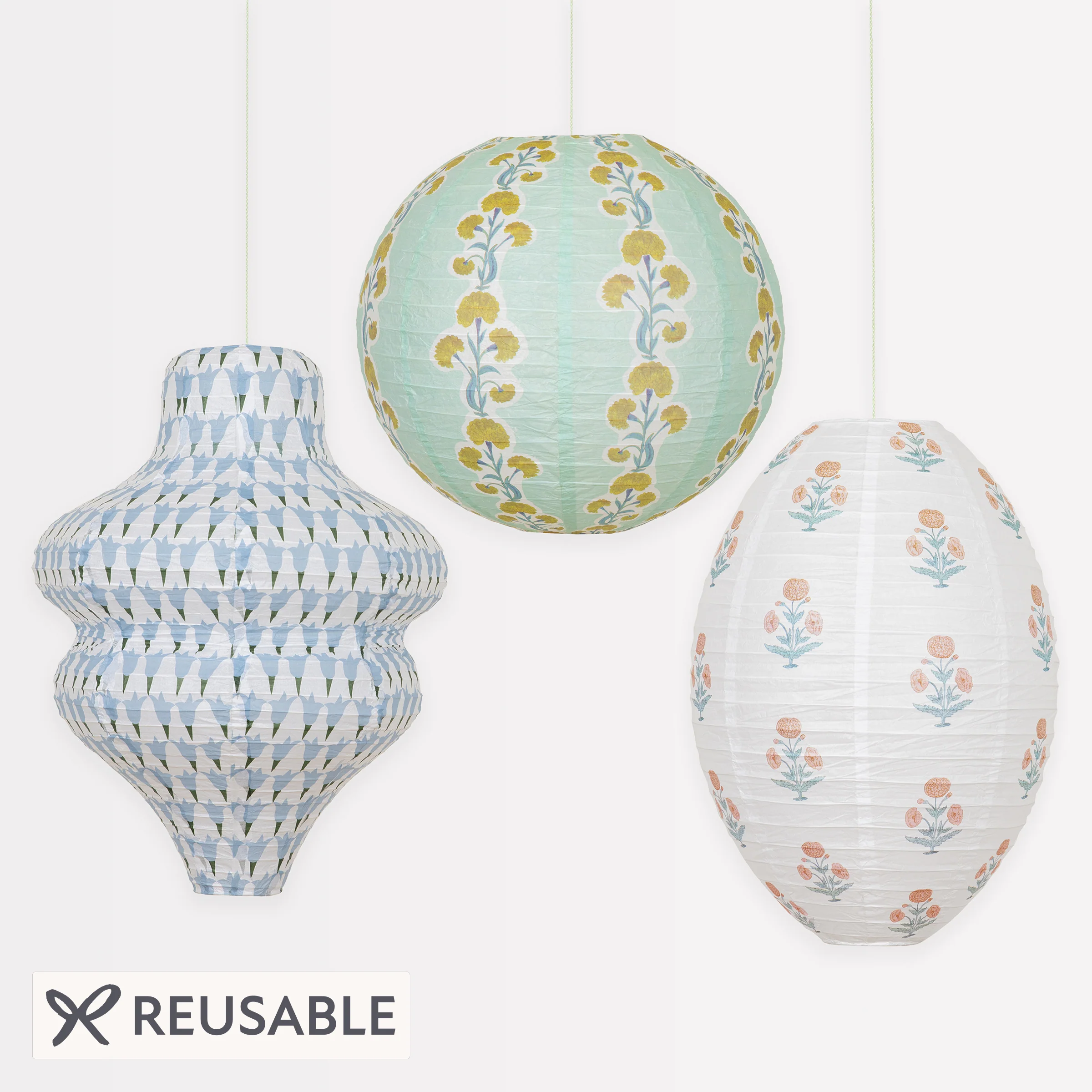 Meri Meri x Molly Mahon Lanterns (x 3)