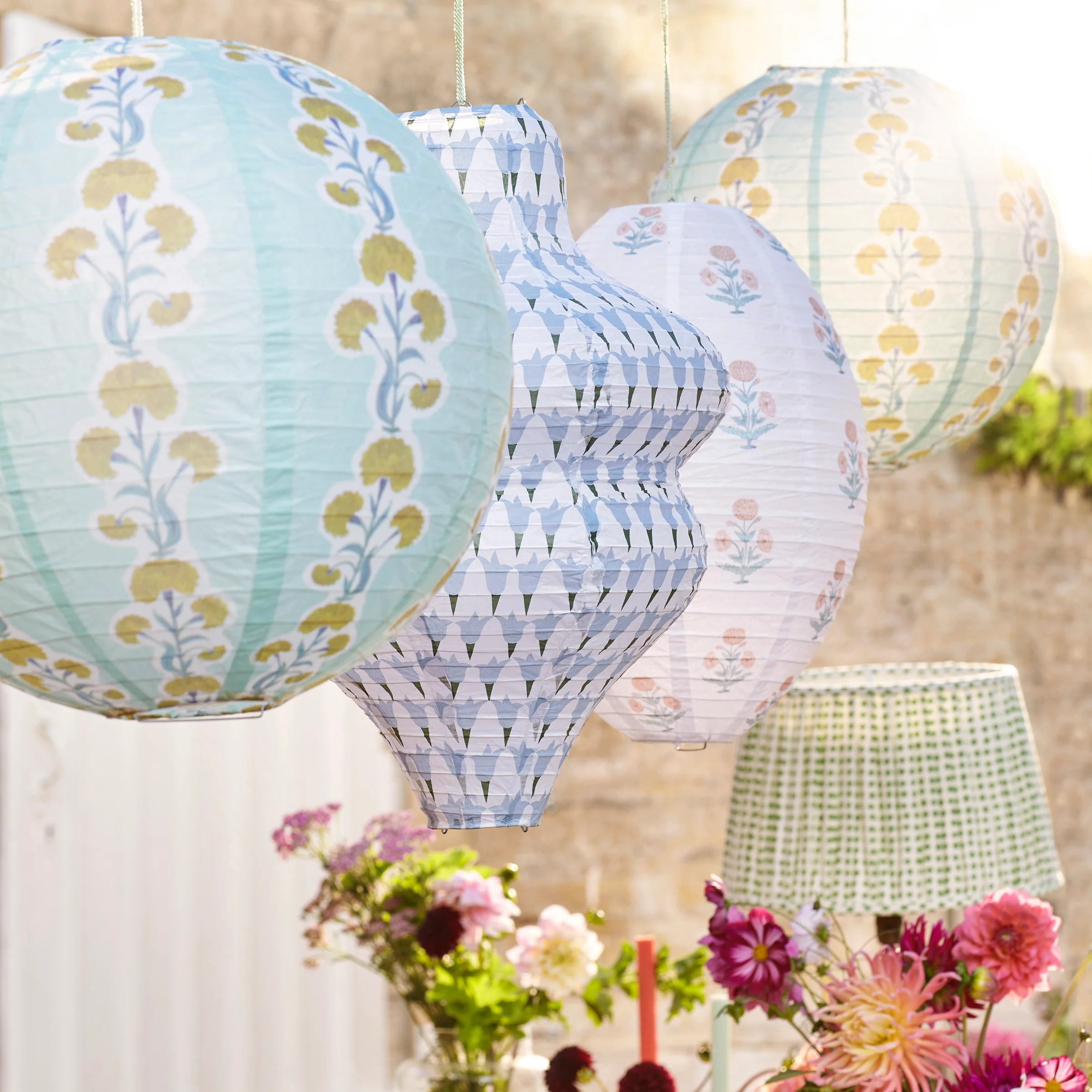 Meri Meri x Molly Mahon Lanterns (x 3) - Image 2