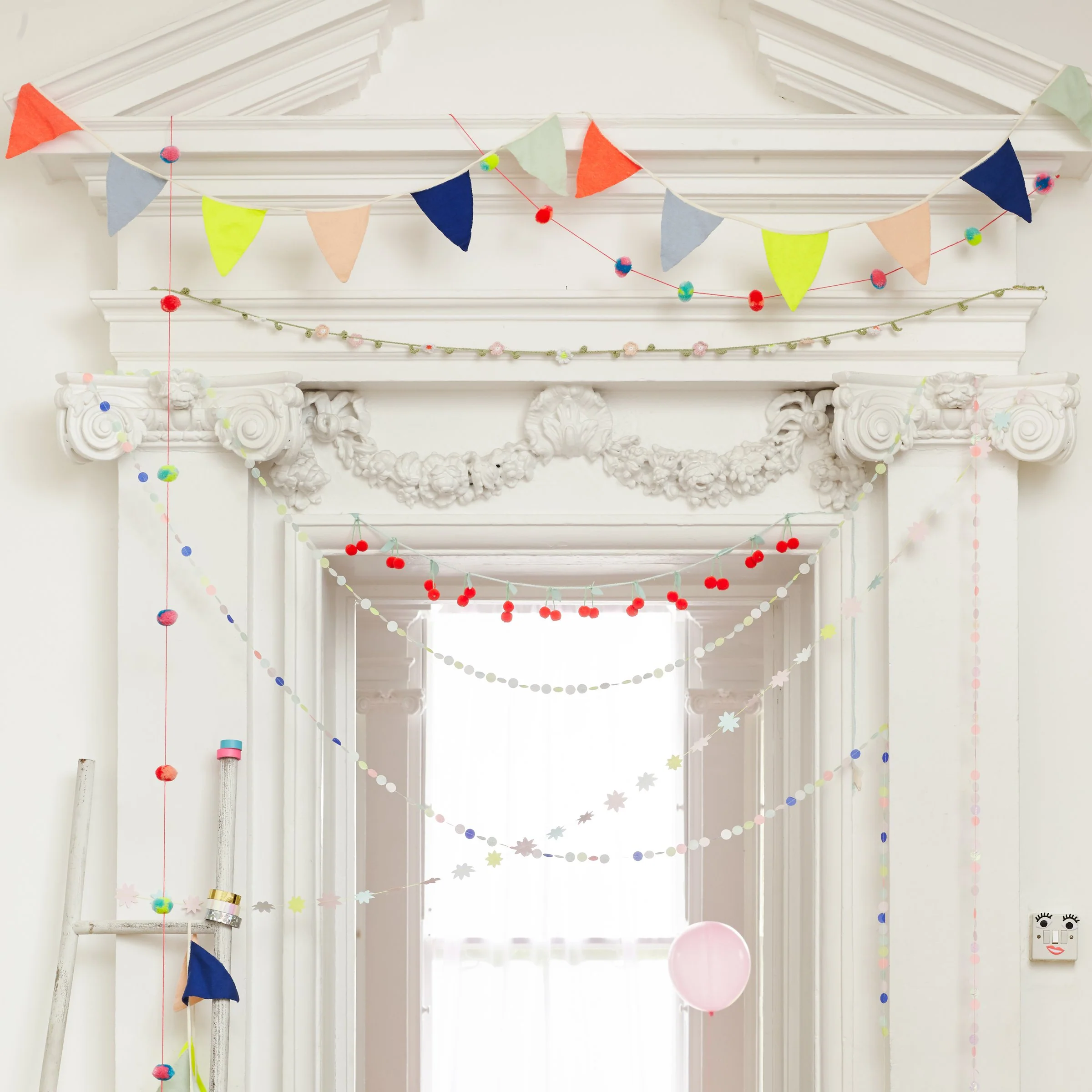Multicolour Knitted Flag Garland - Image 6