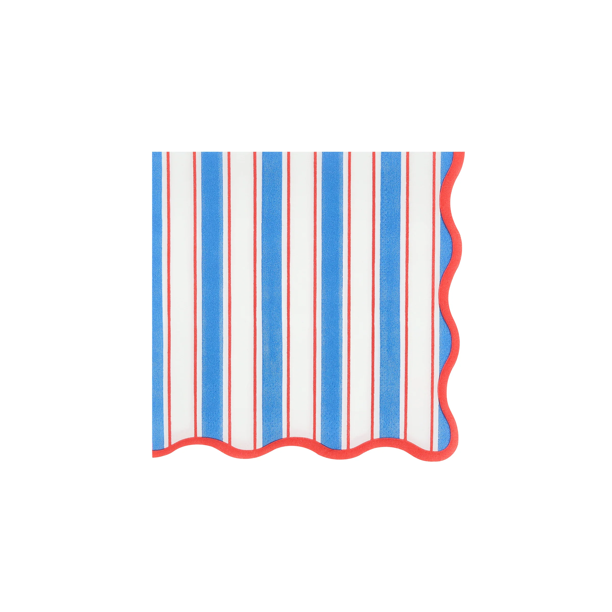 Nautical Striped Small Napkins (x 16) - Image 5