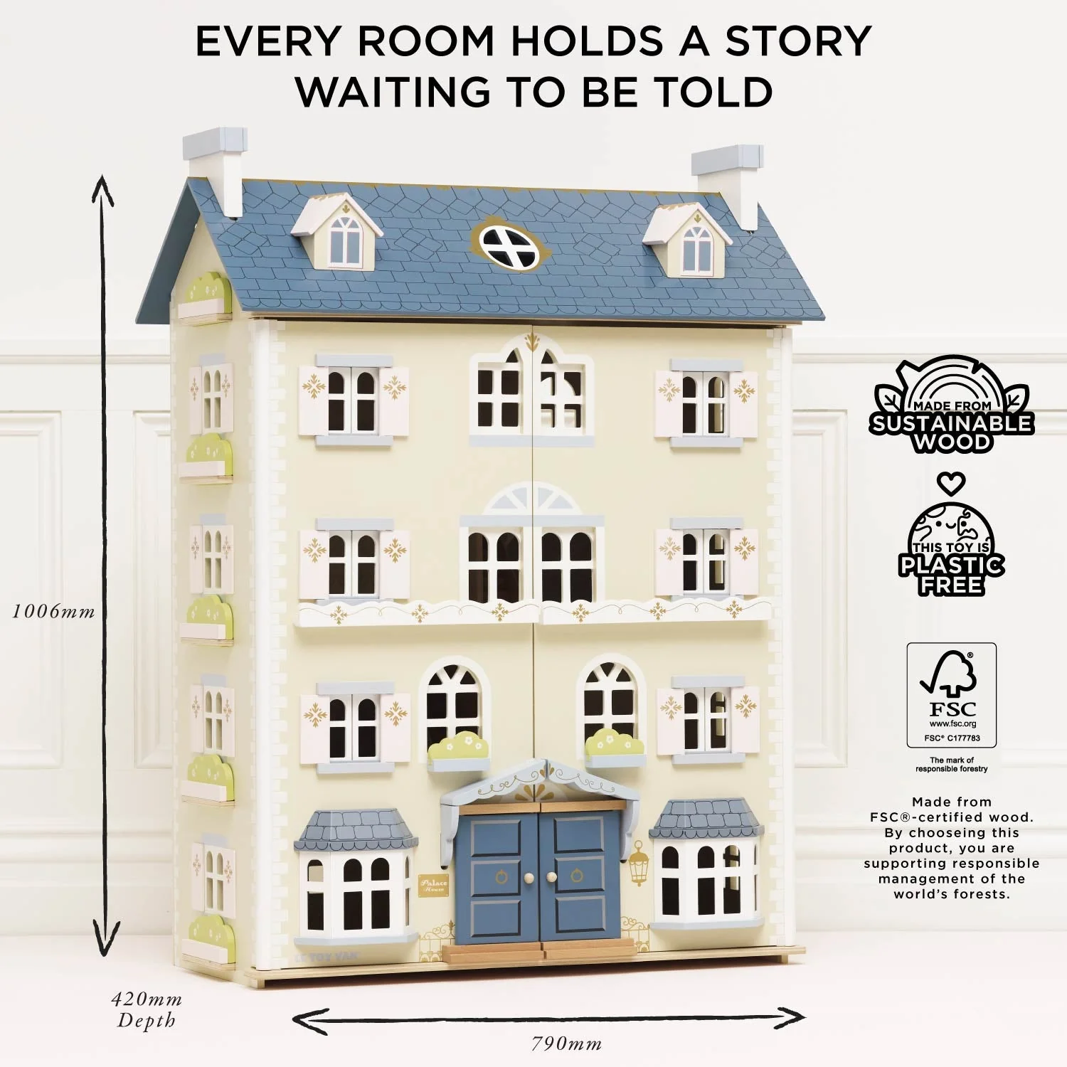 Palace Wooden Dolls House - Image 5