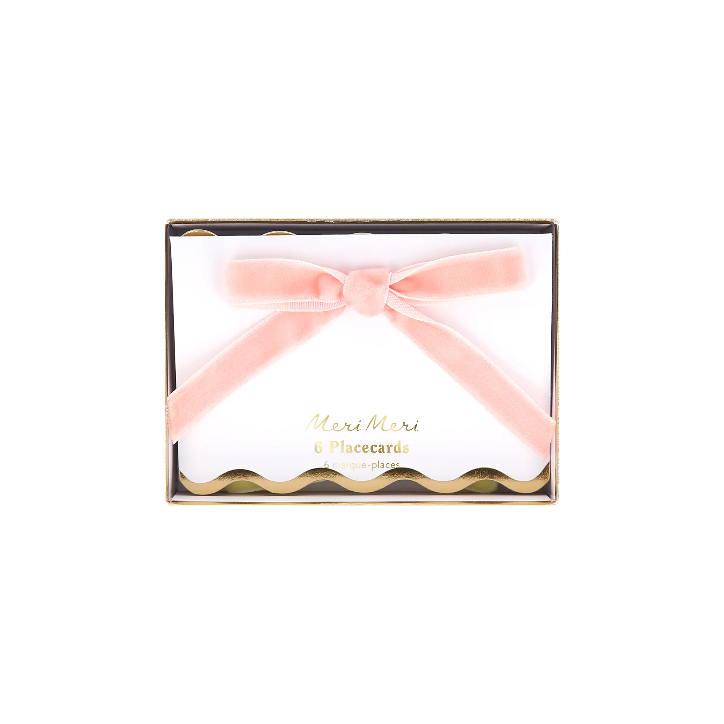 Pastel Velvet Bow Place Cards (x 6) - Image 4