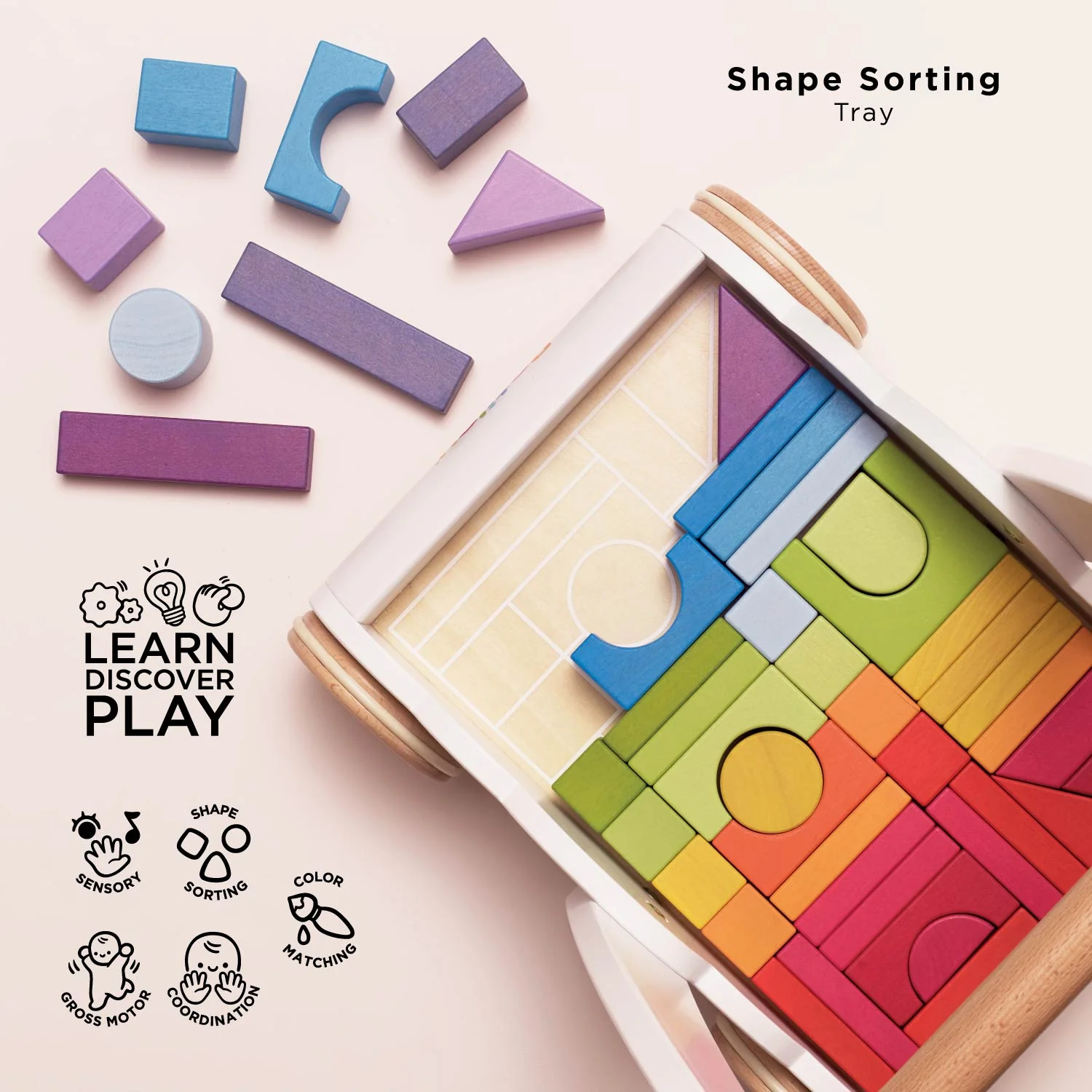 Rainbow Baby Walker & Puzzles - Image 3