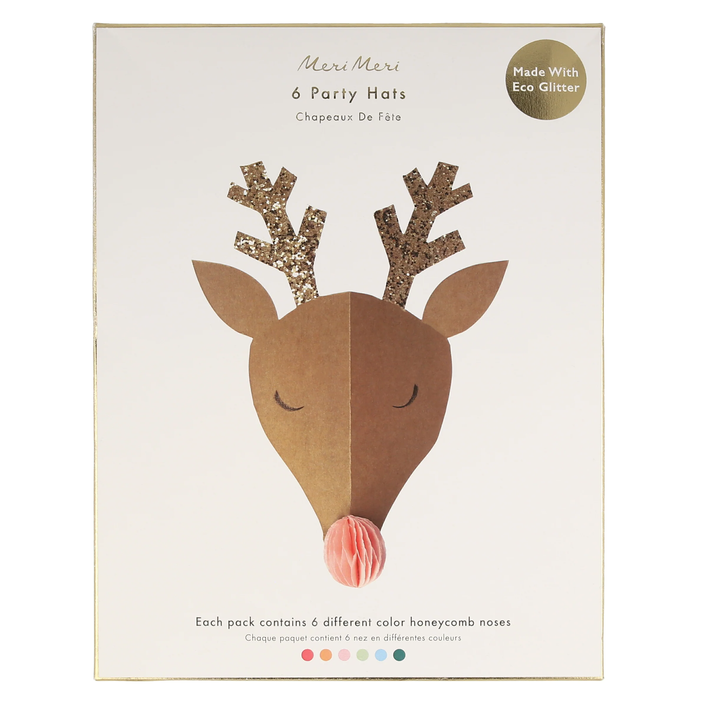 Reindeer Party Hats (x 6) - Image 11