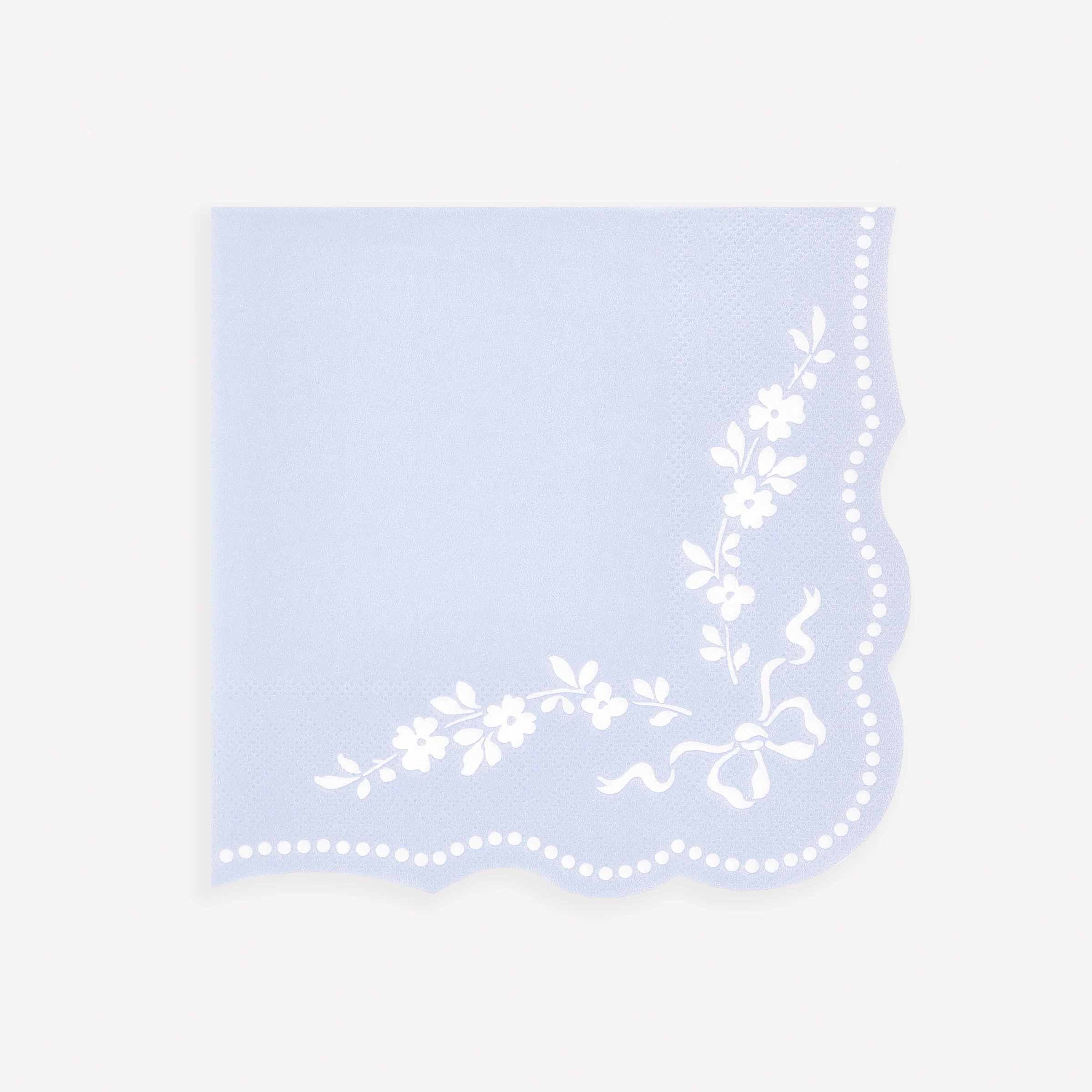 Rococo Blue Large Napkins (x 16)
