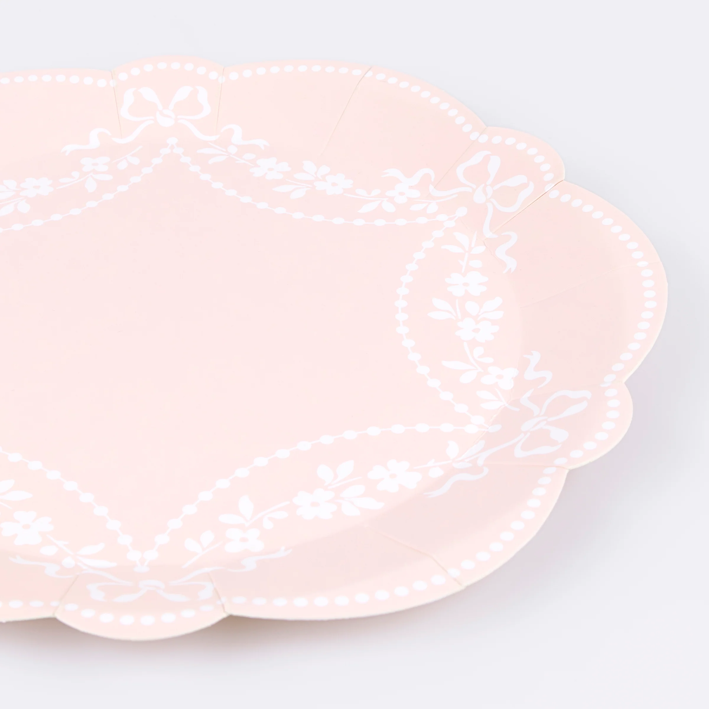 Rococo Pink Dinner Plates (x 8) - Image 2