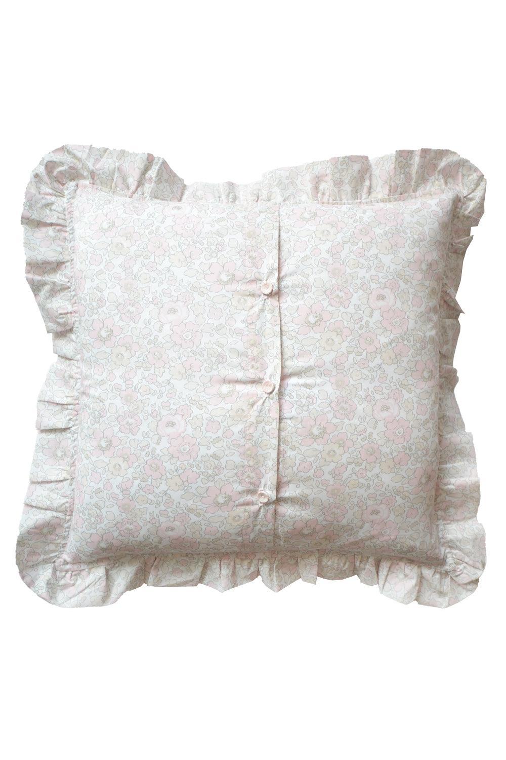 Betsy Lace Ruffle Cushion made with Liberty Fabric - Image 5