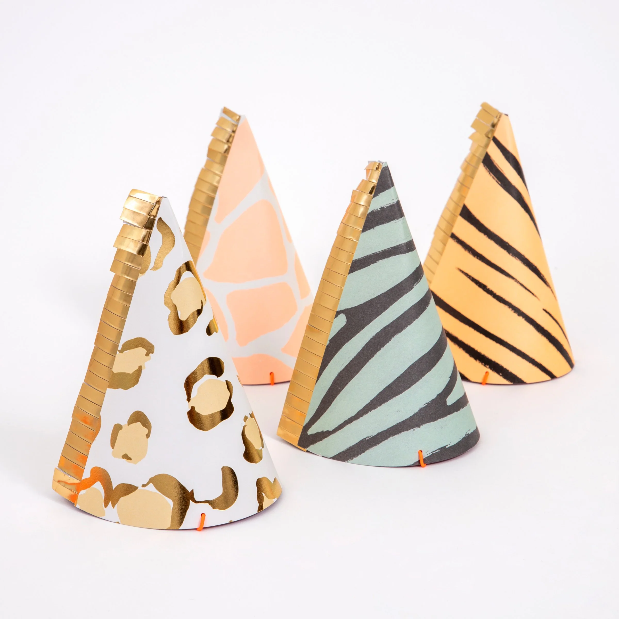 Safari Animal Print Party Hats (x 8) - Image 2