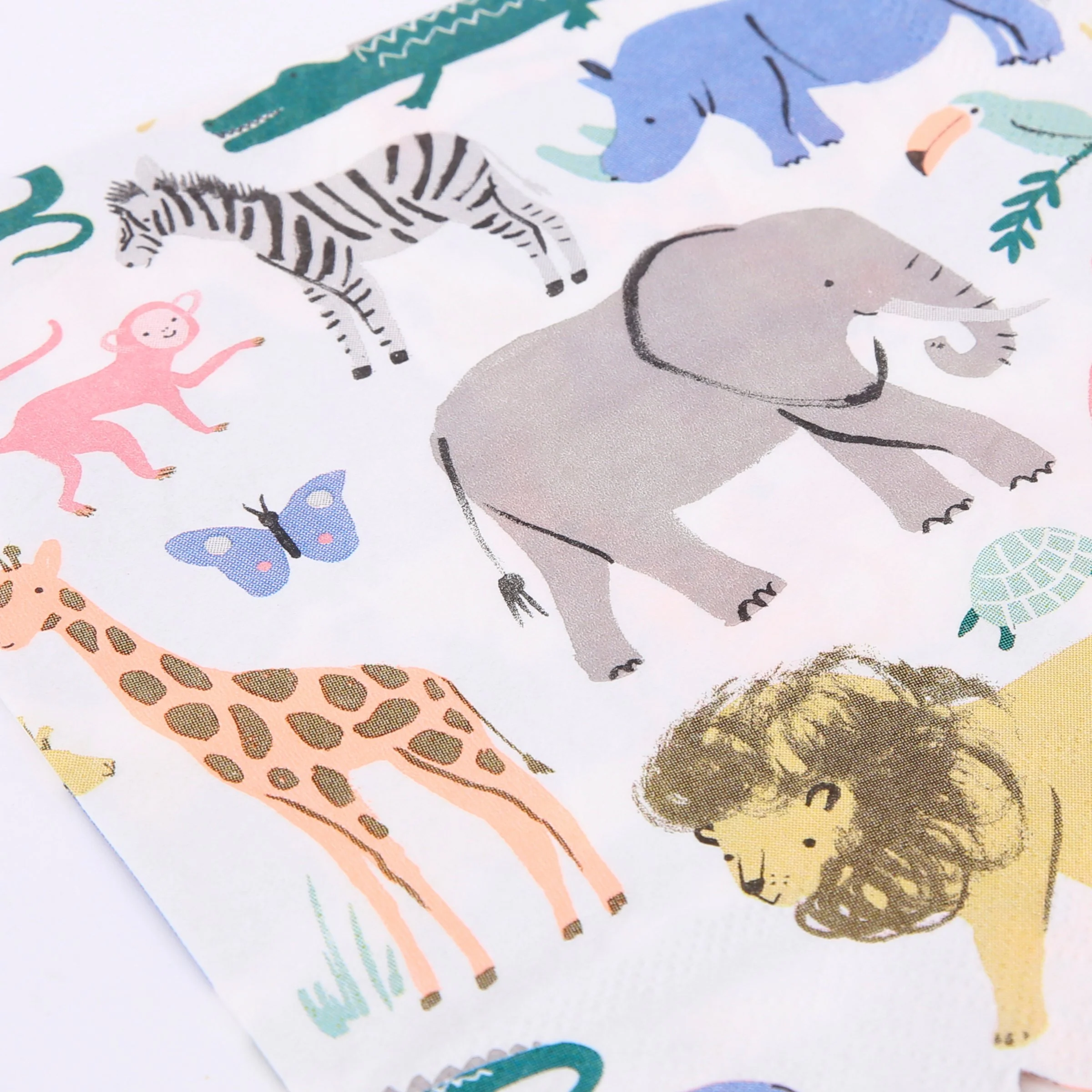 Safari Animals Large Napkins (x 20) - Image 2