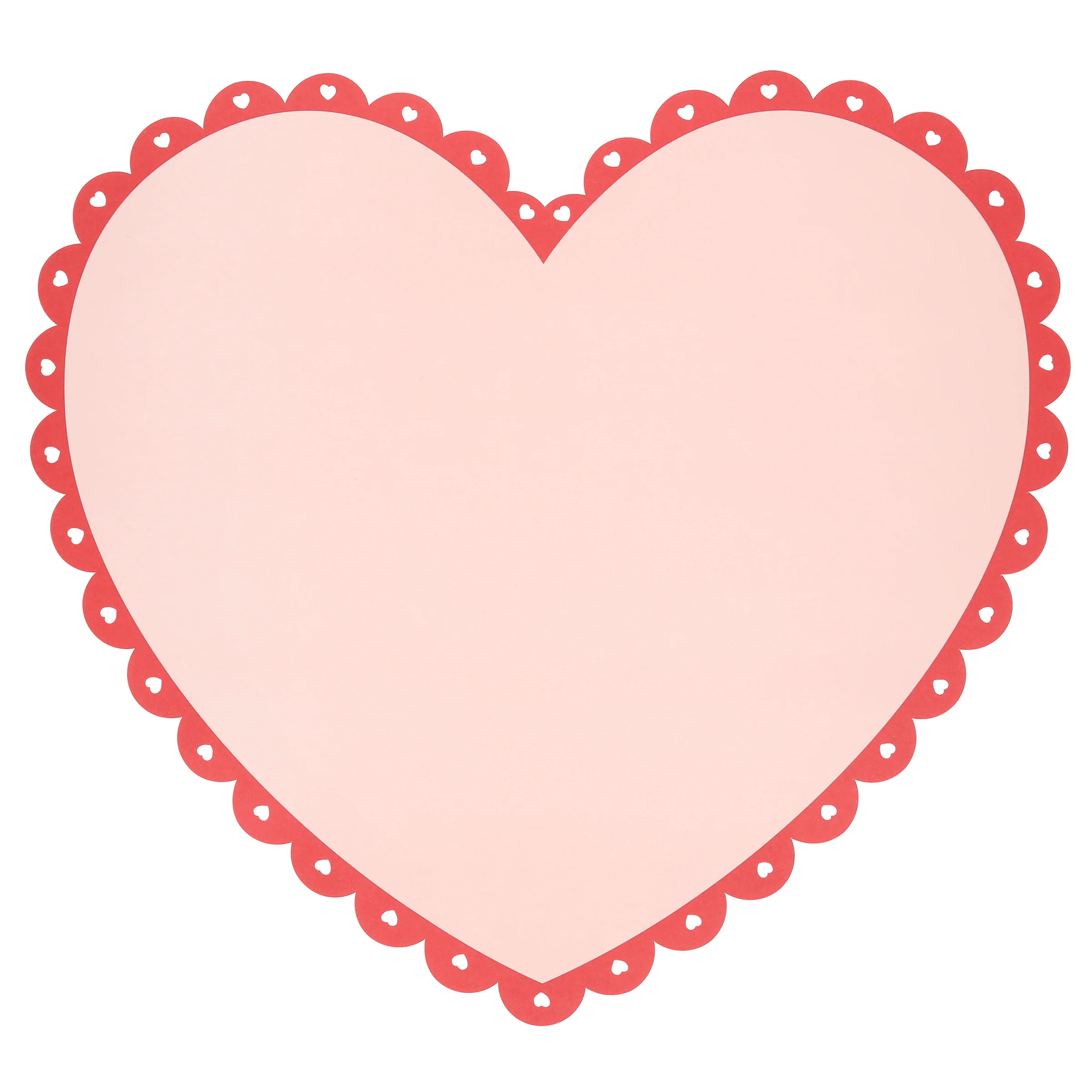 Scalloped Heart Paper Placemats (x 12) - Image 5