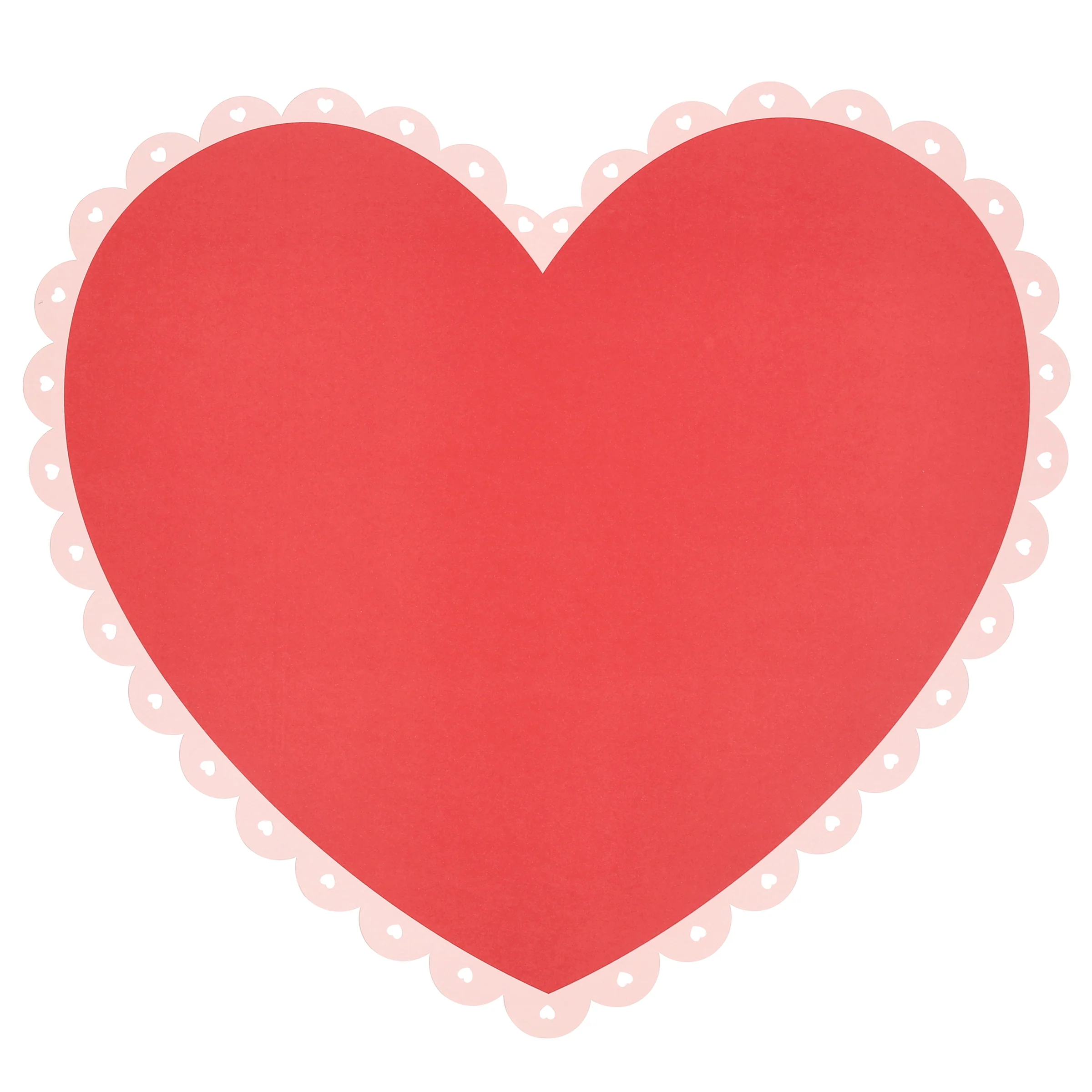 Scalloped Heart Paper Placemats (x 12) - Image 6
