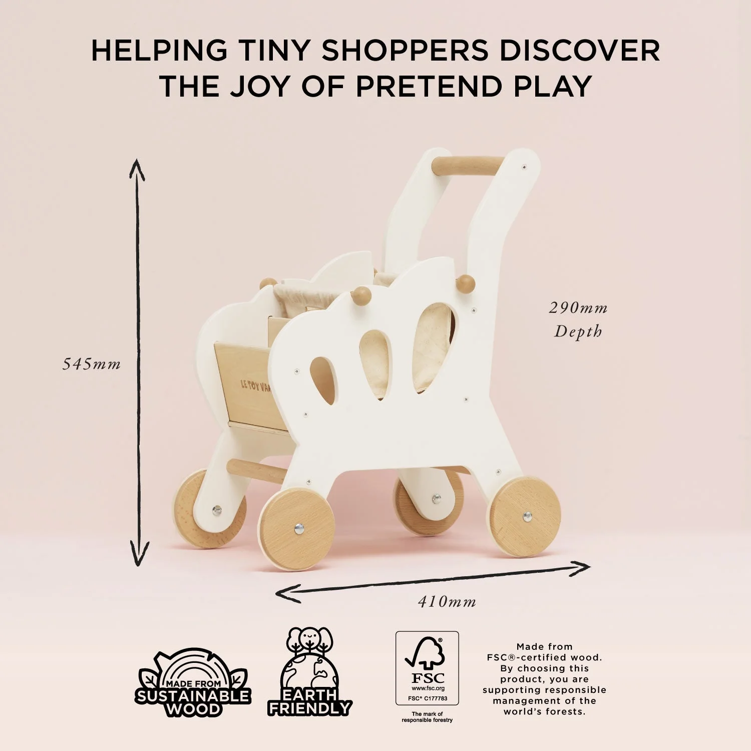 Shopping Grocery Trolley & Bag - Image 6