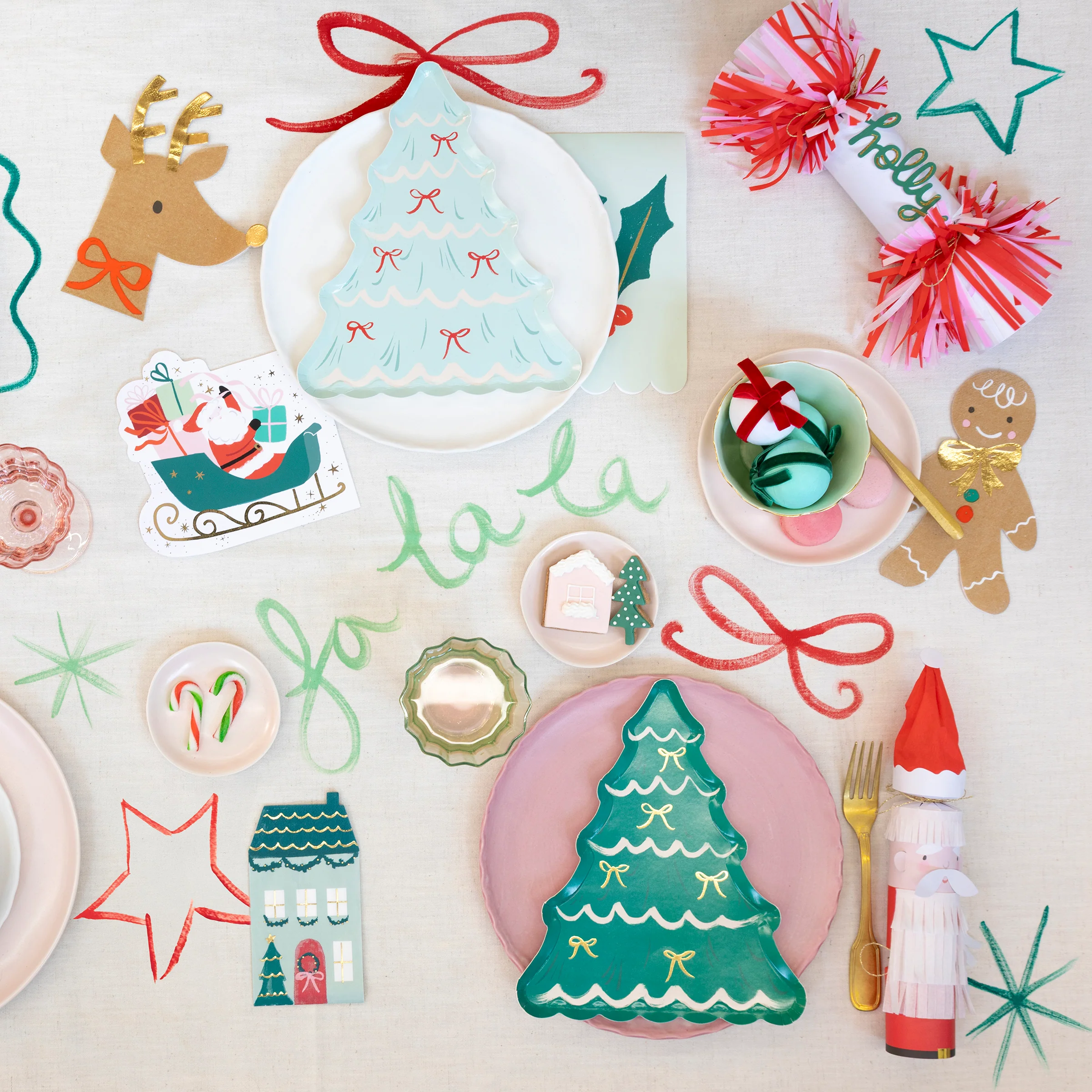 Sleigh Napkins (x 16) - Image 2