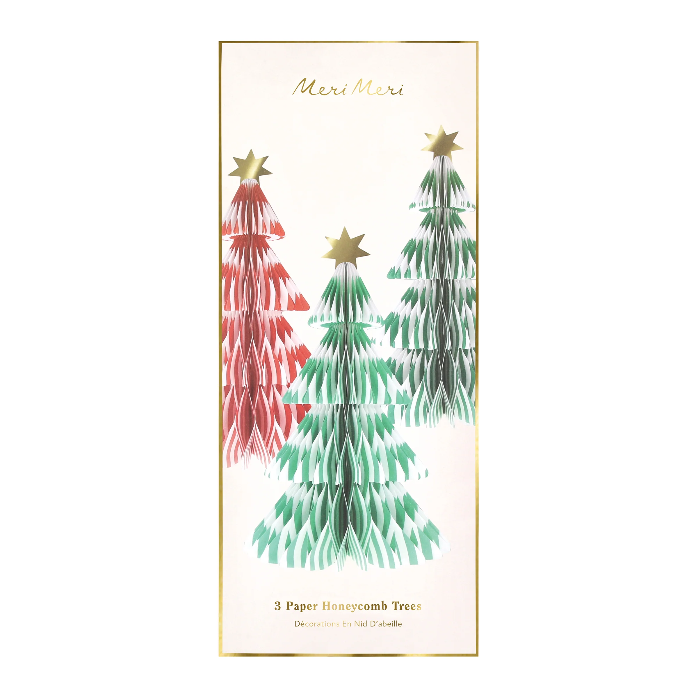 Stripe Paper Honeycomb Trees (x 3) - Image 5