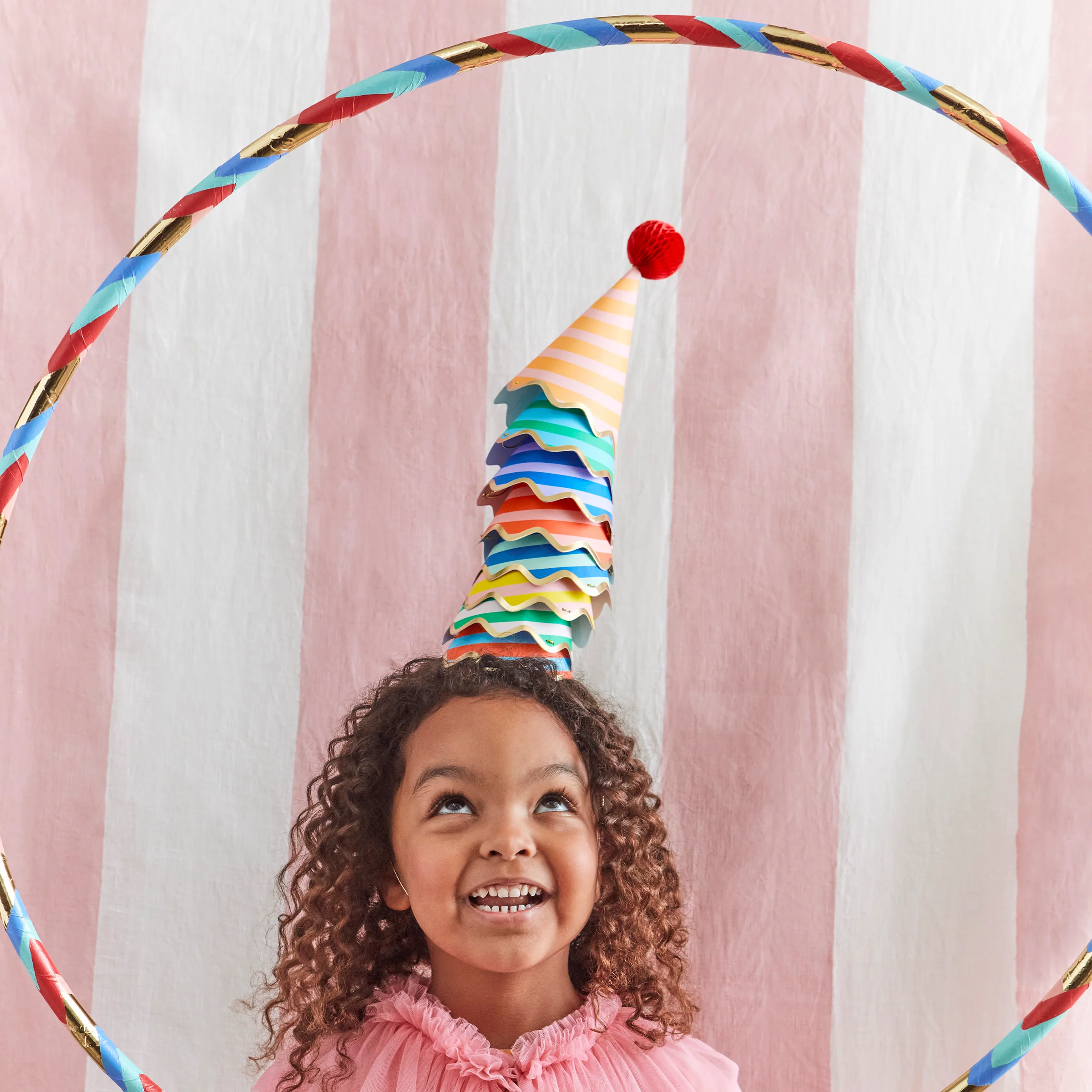 Stripe Party Hats (x 8) - Image 2