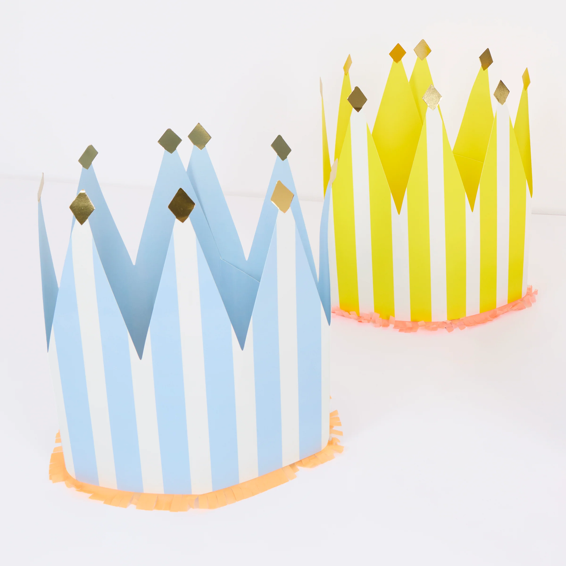 Striped Party Crowns (x 8) - Image 3