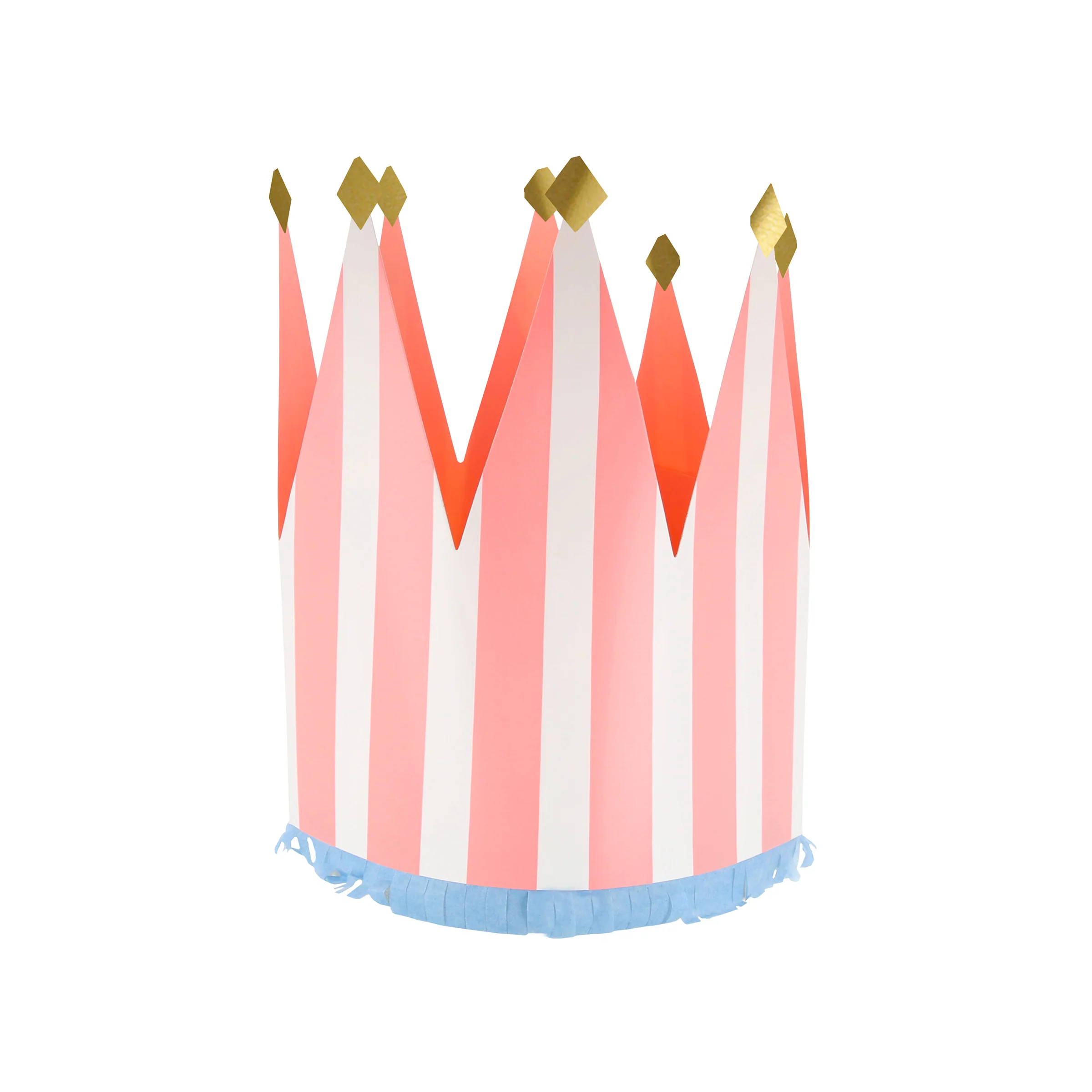 Striped Party Crowns (x 8) - Image 9
