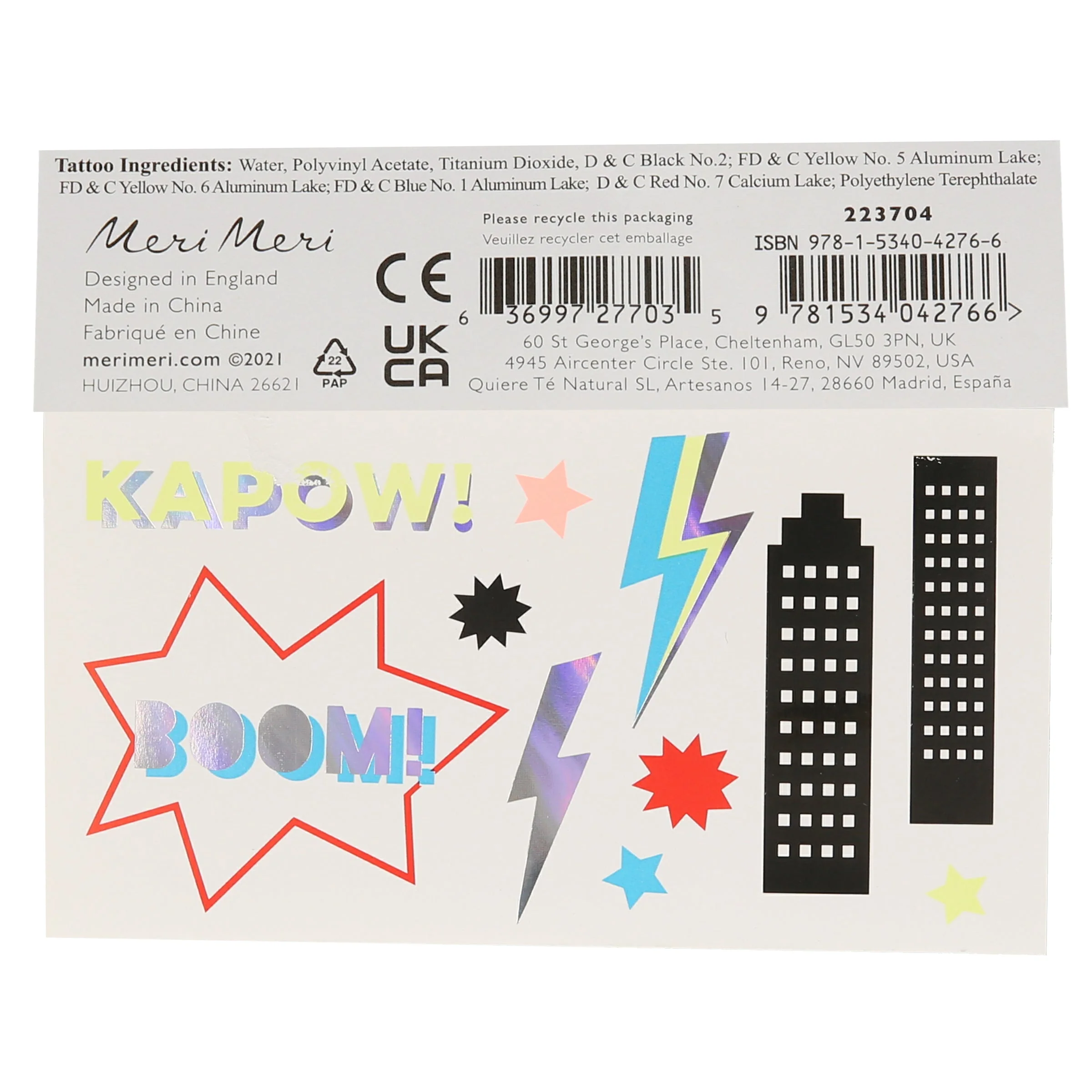 Superhero Temporary Tattoos - Image 2