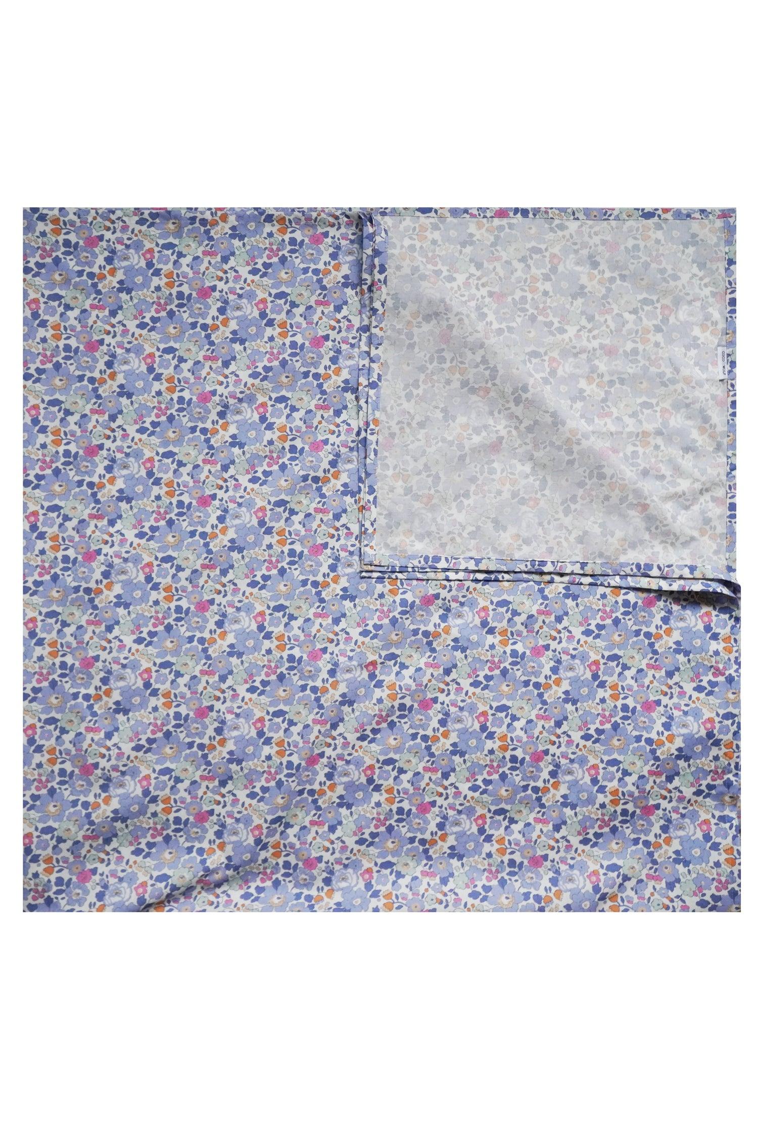 Betsy Lavender Blue Tablecloth made with Liberty Fabric - Image 3
