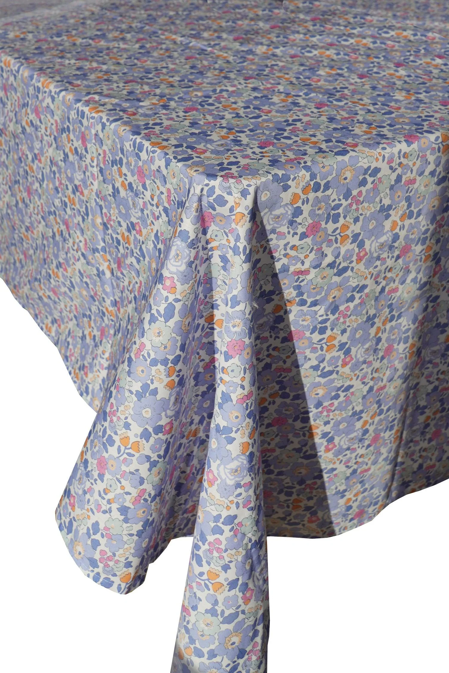 Betsy Lavender Blue Tablecloth made with Liberty Fabric - Image 4