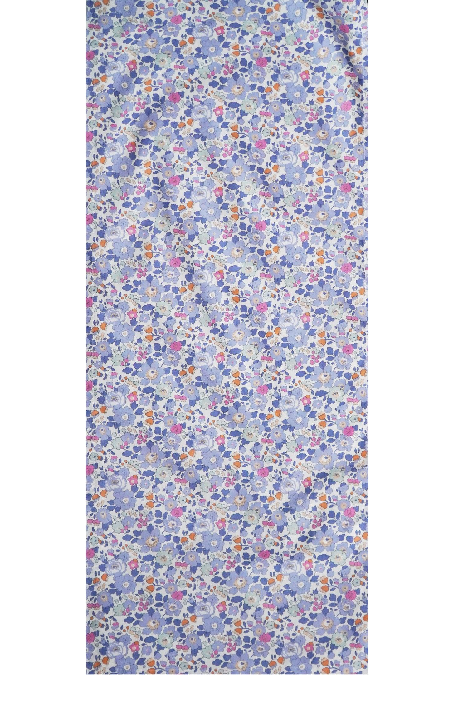 Betsy Lavender Blue Table Runner made with Liberty Fabric