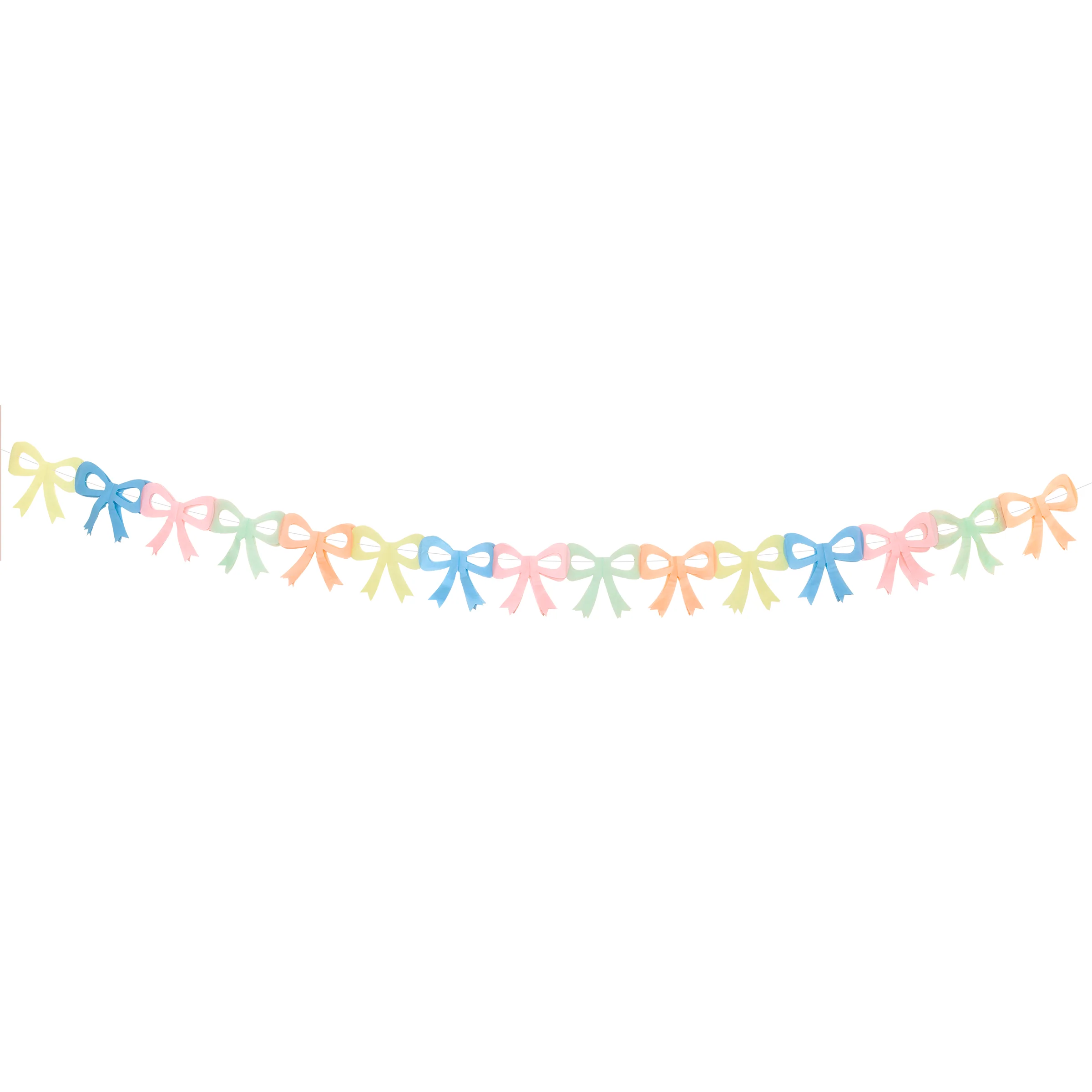 Tissue Paper Bow Garland Set - Image 5