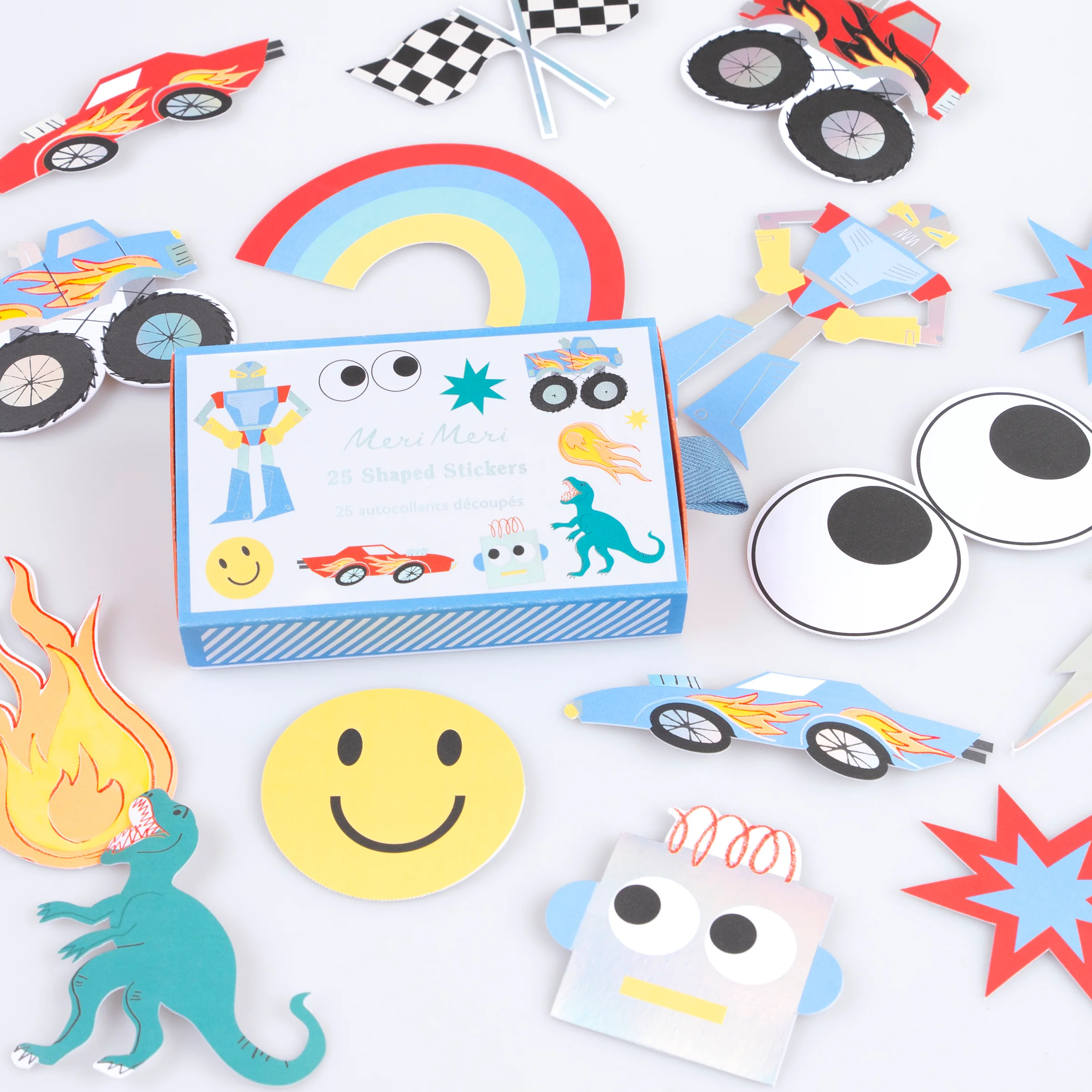 Toybox Icon Shaped Stickers (x 25)