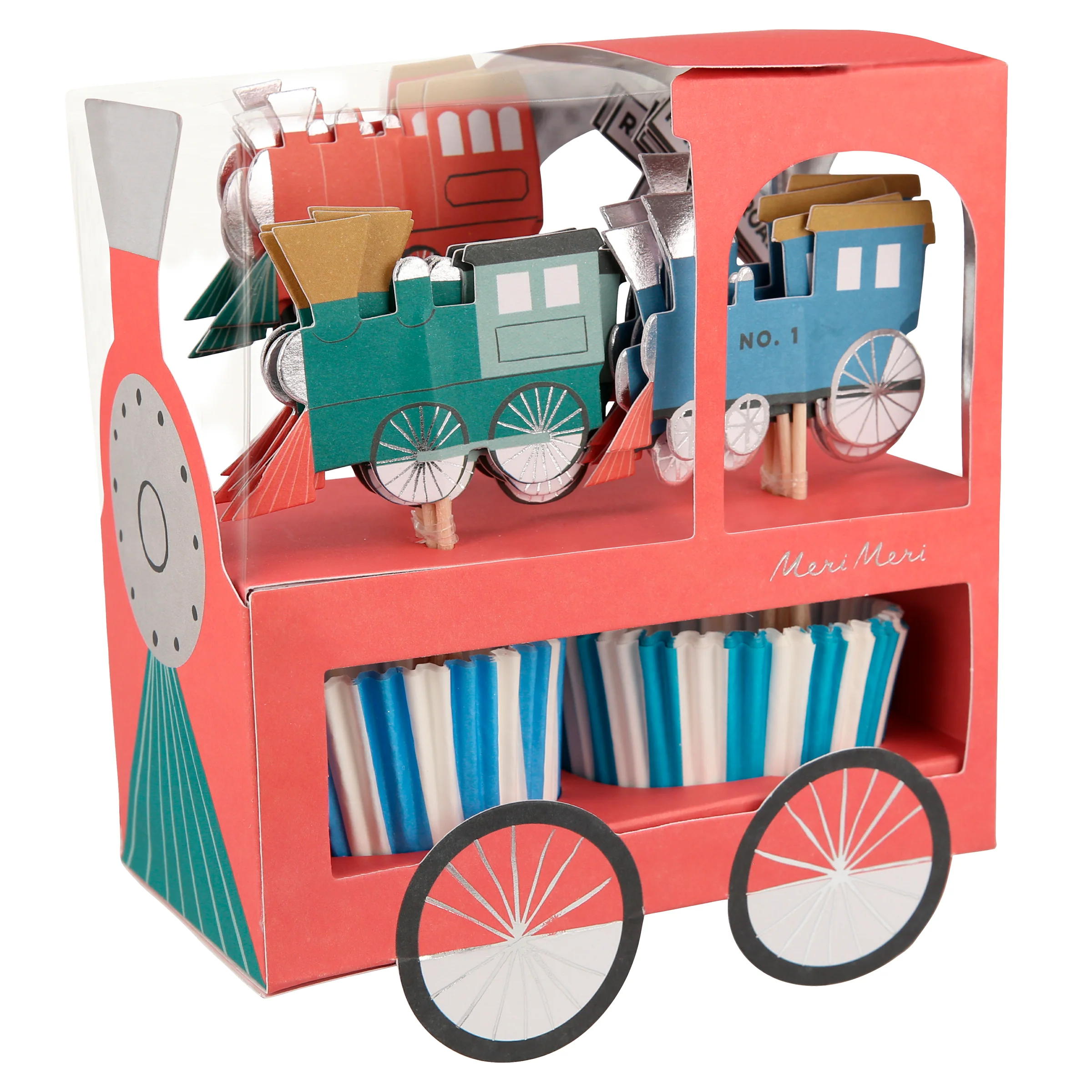 Train Cupcake Kit (x 24 toppers) - Image 3