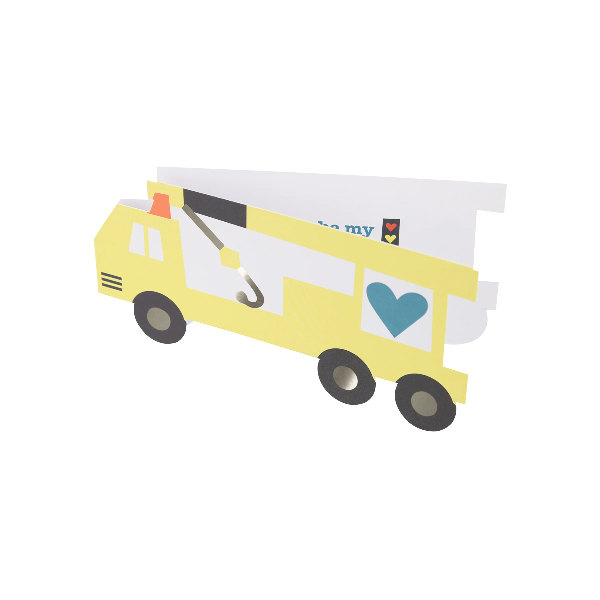 Truck Kids Valentine's Cards & Stickers Set (x 24) - Image 8