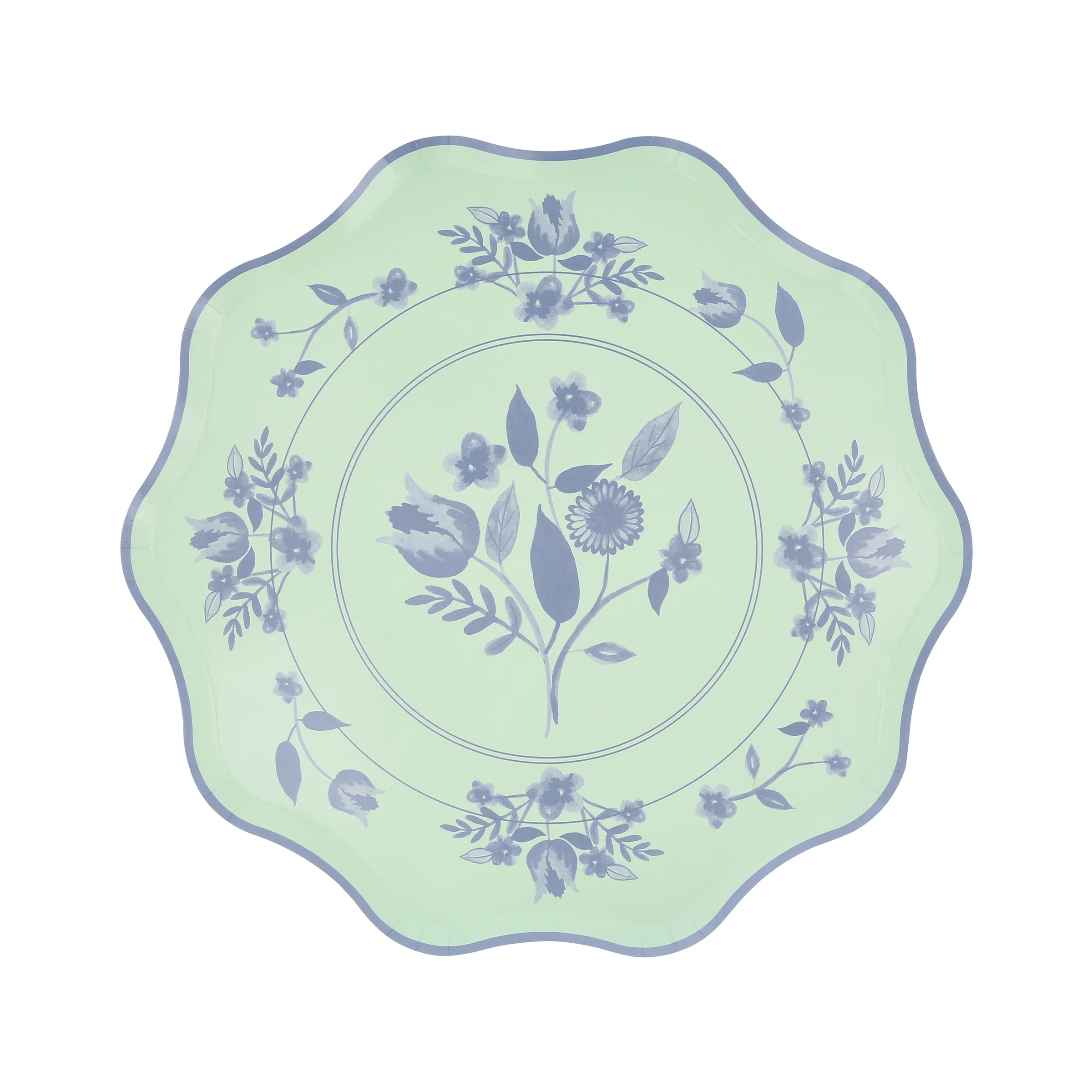Vintage Botanical Side Plates (x 8) - Image 5