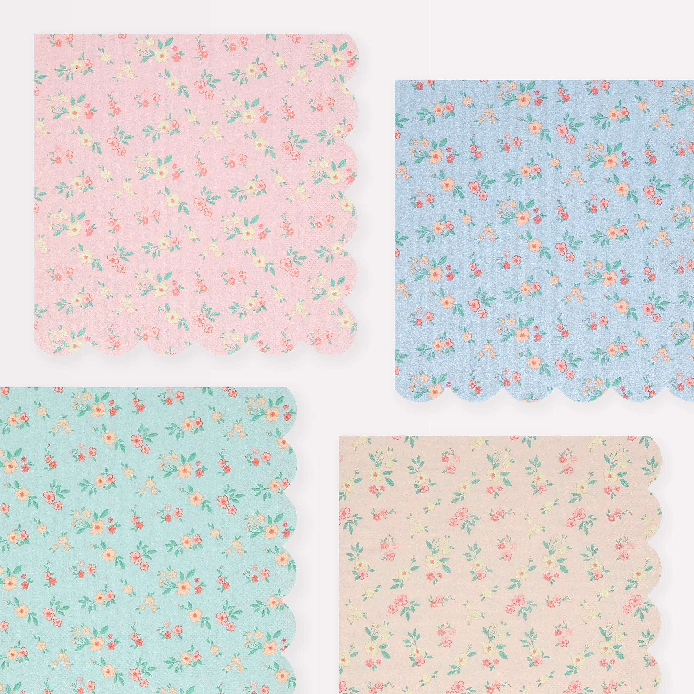 Vintage Ditsy Large Napkins (x 16)