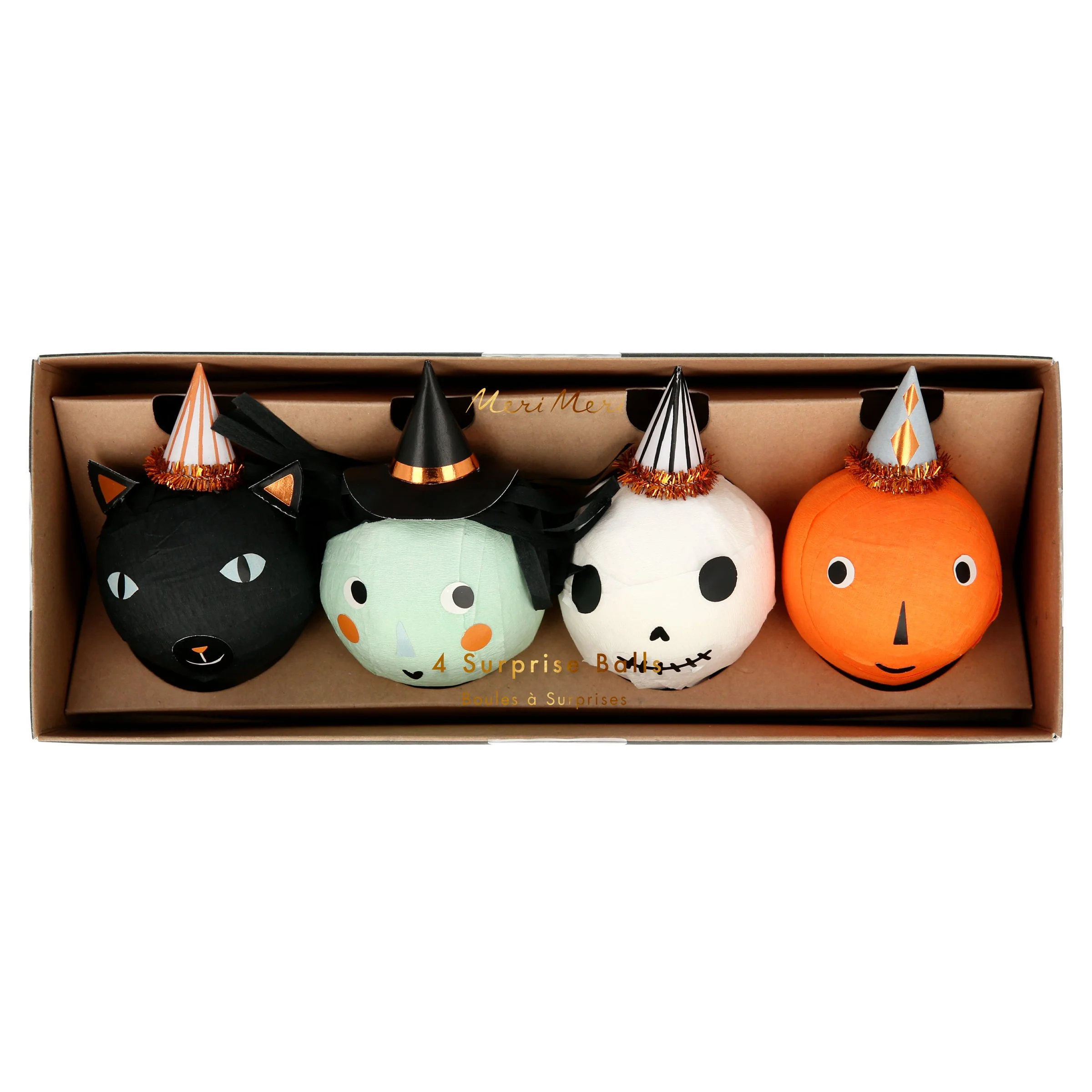 Vintage Halloween Surprise Balls (x 4) - Image 3