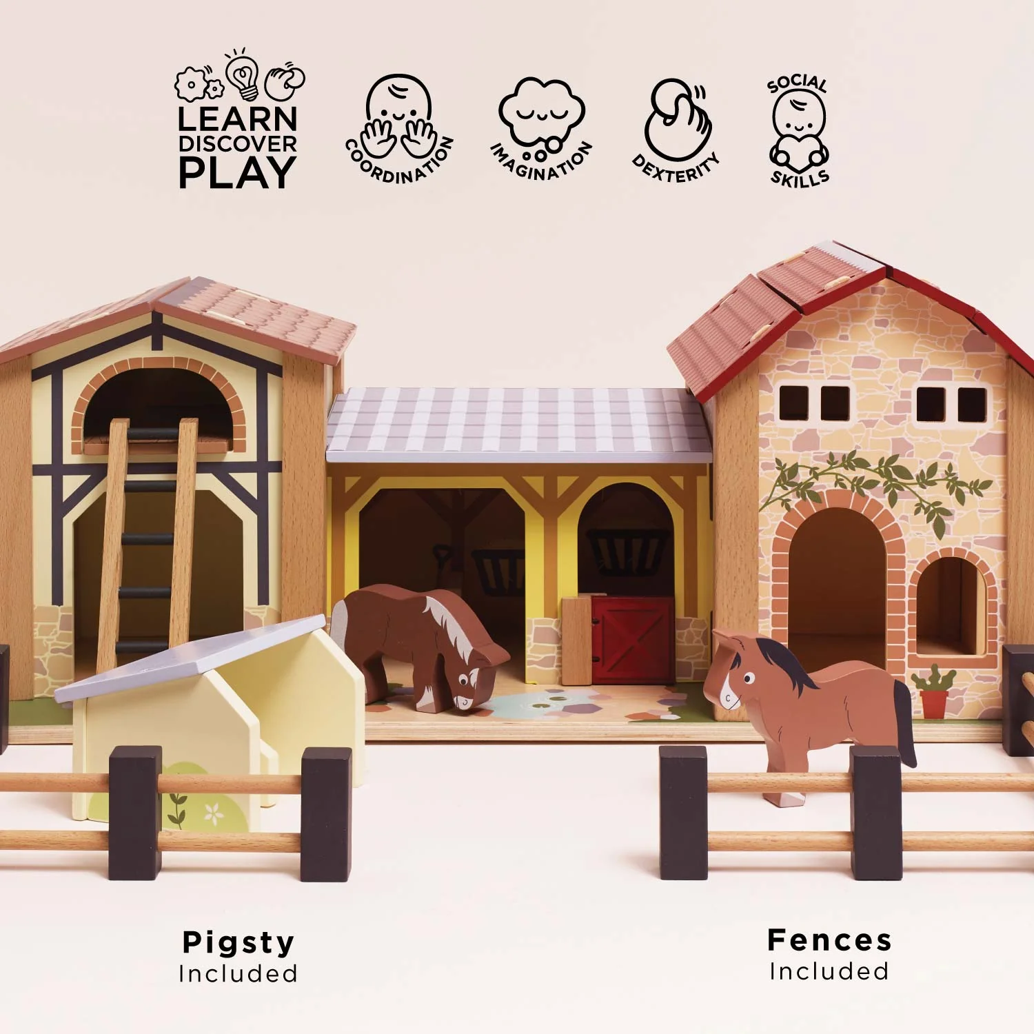 Wooden Farmyard Stables - Image 3