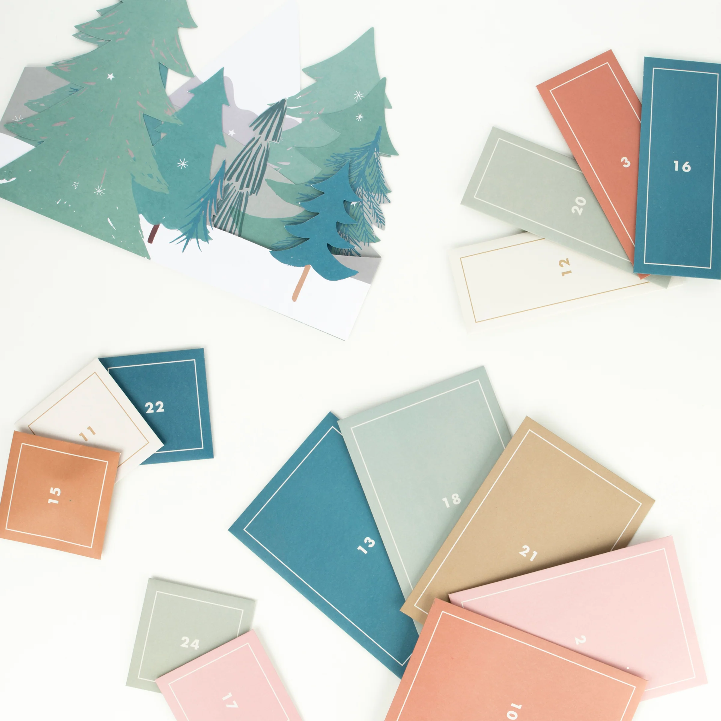 Woodland Paper Play Advent Calendar - Image 5