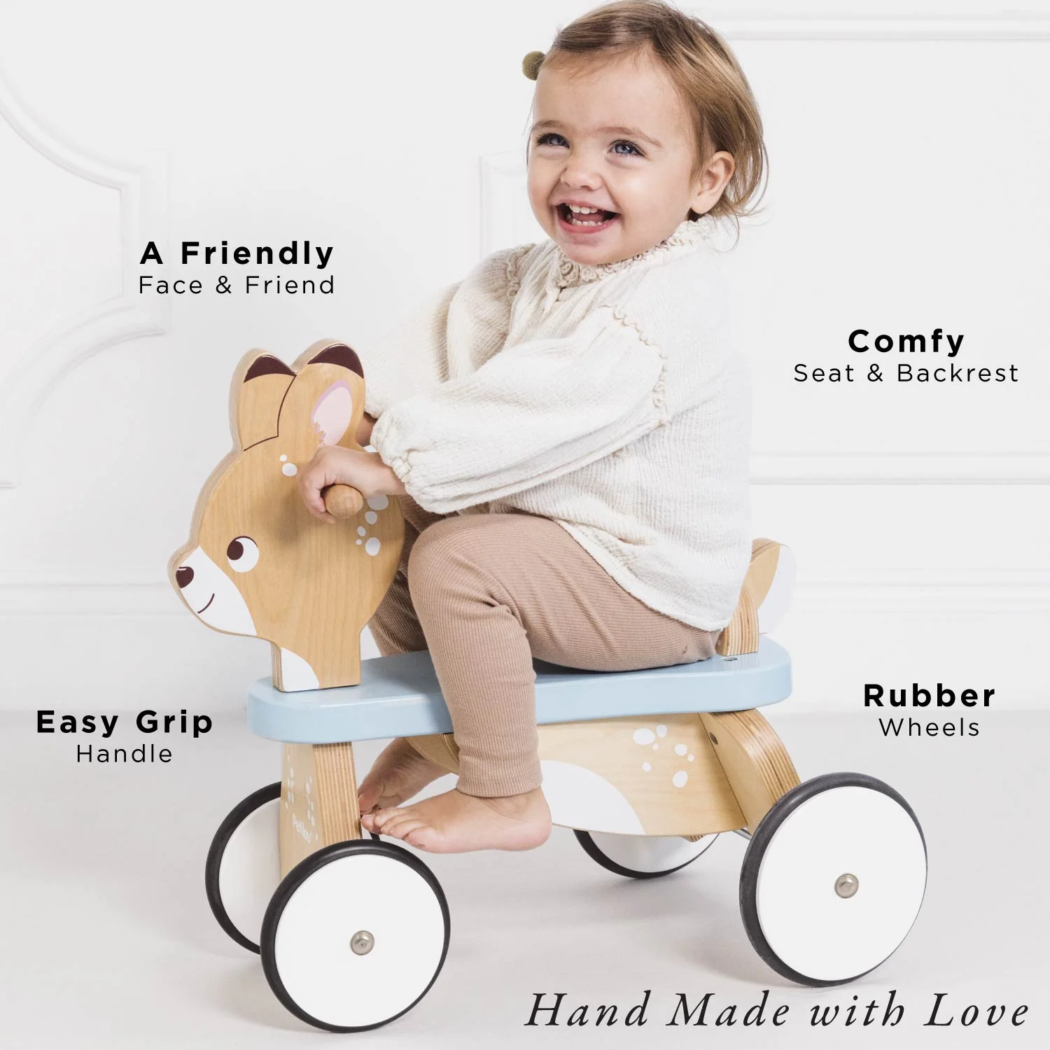 Woodland Ride-On Deer - Image 2